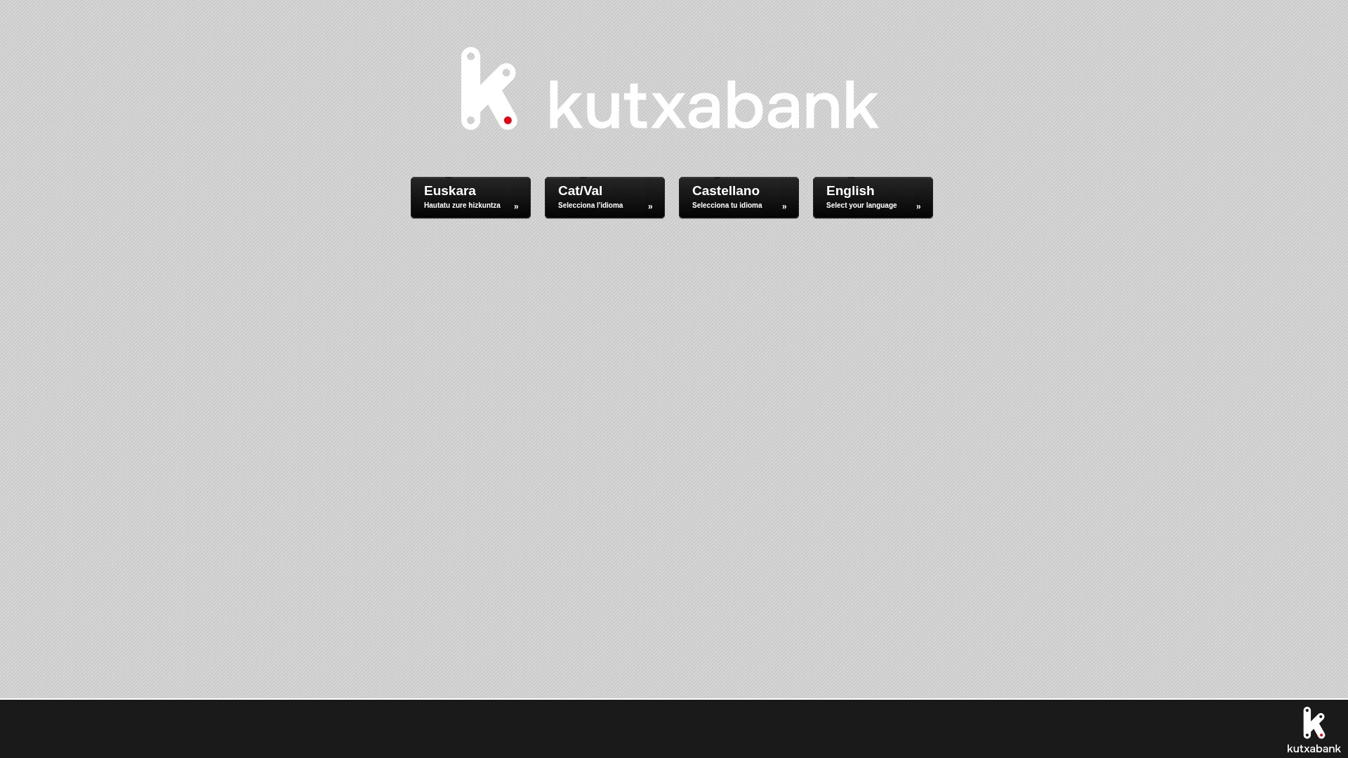 Screenshot of kutxabank.es