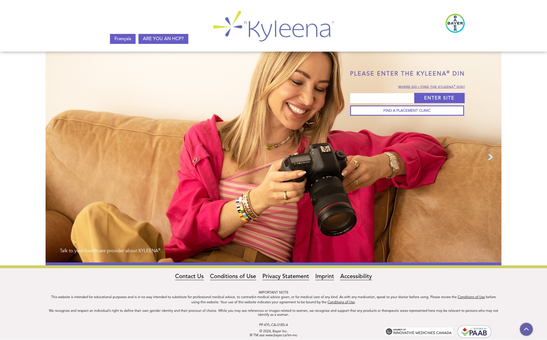 Screenshot of kyleena.ca
