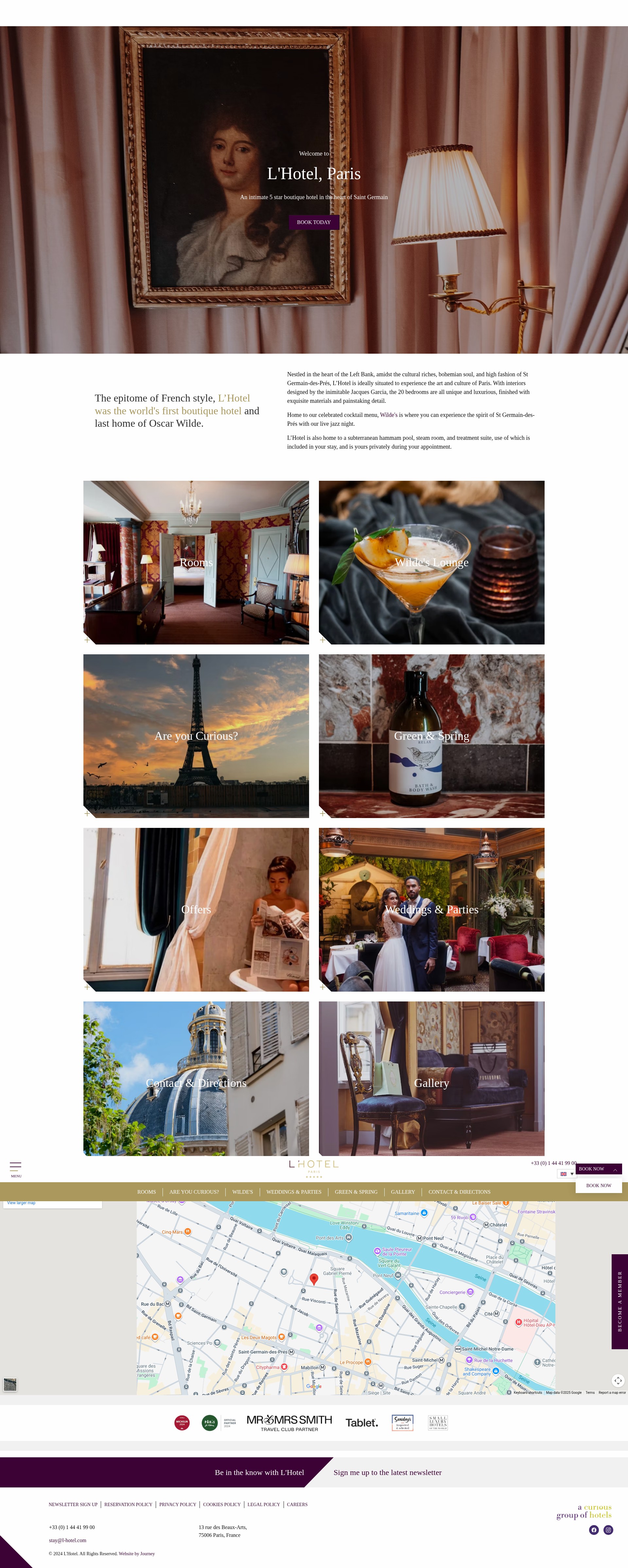 Screenshot of l-hotel.com