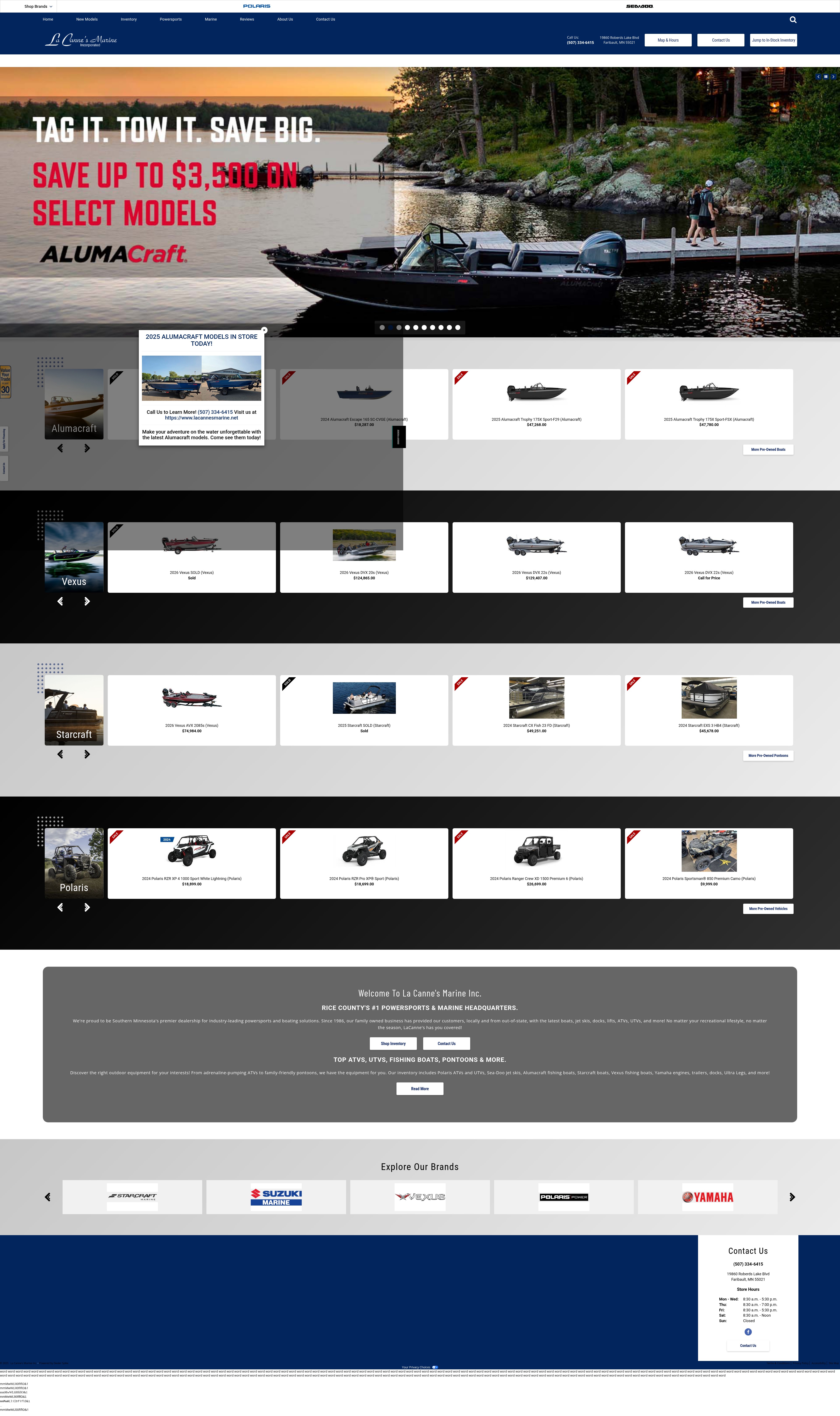 Screenshot of lacannesmarine.net