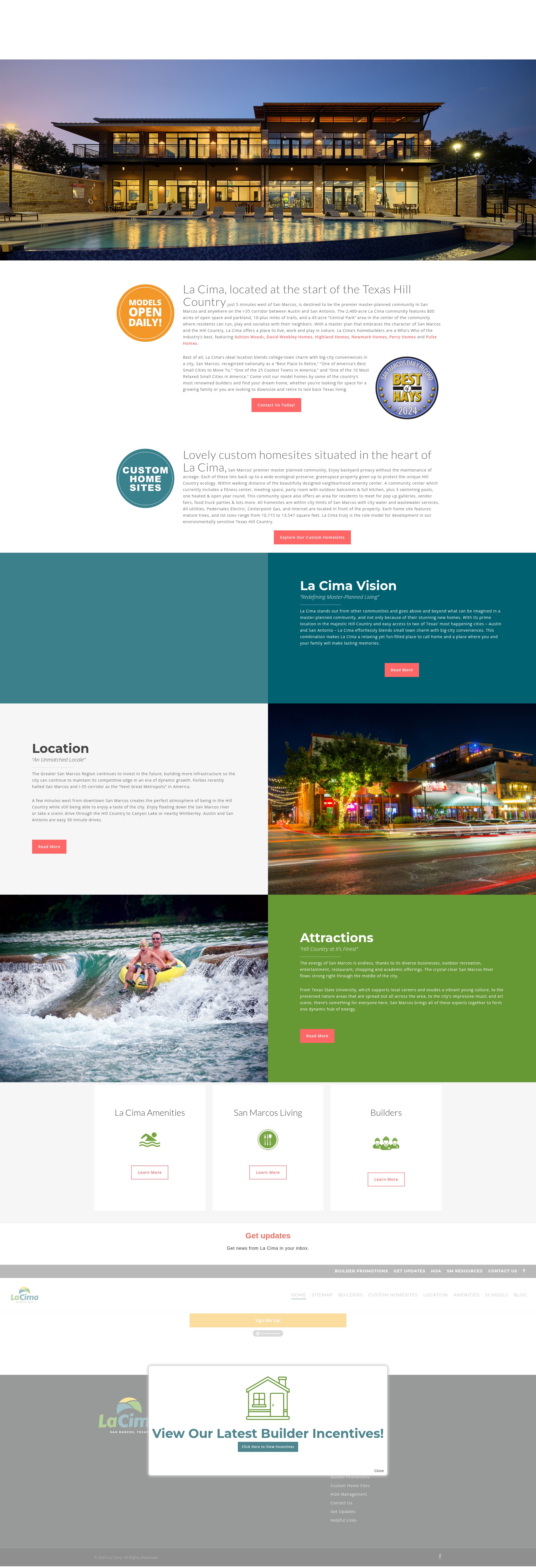 Screenshot of lacimatx.com