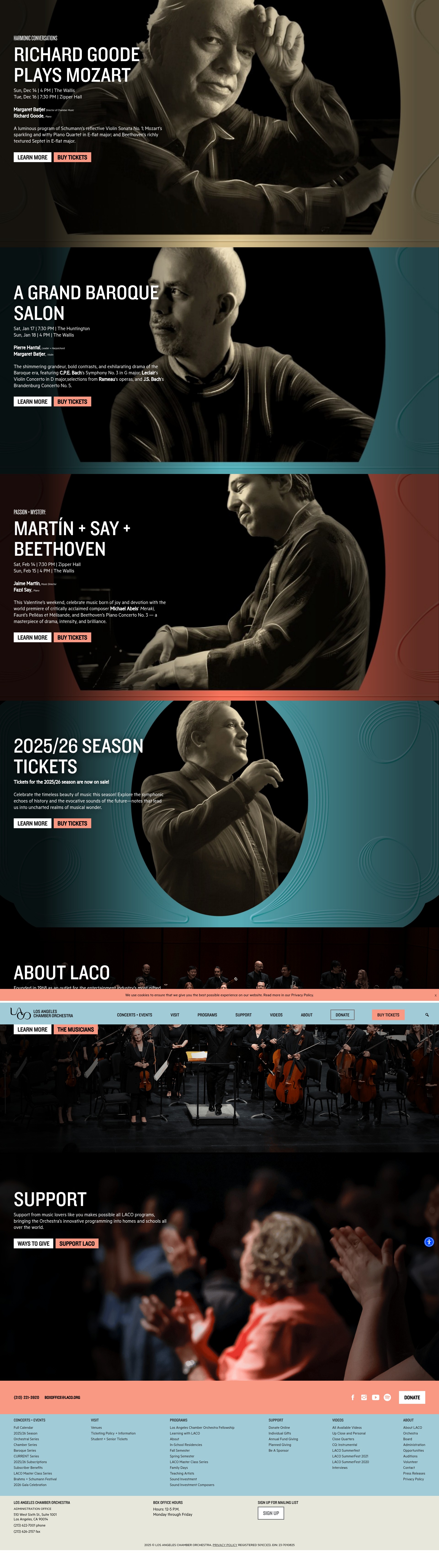 Screenshot of laco.org