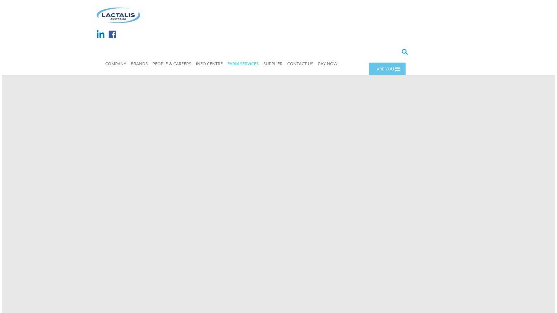 Screenshot of lactalis.com.au