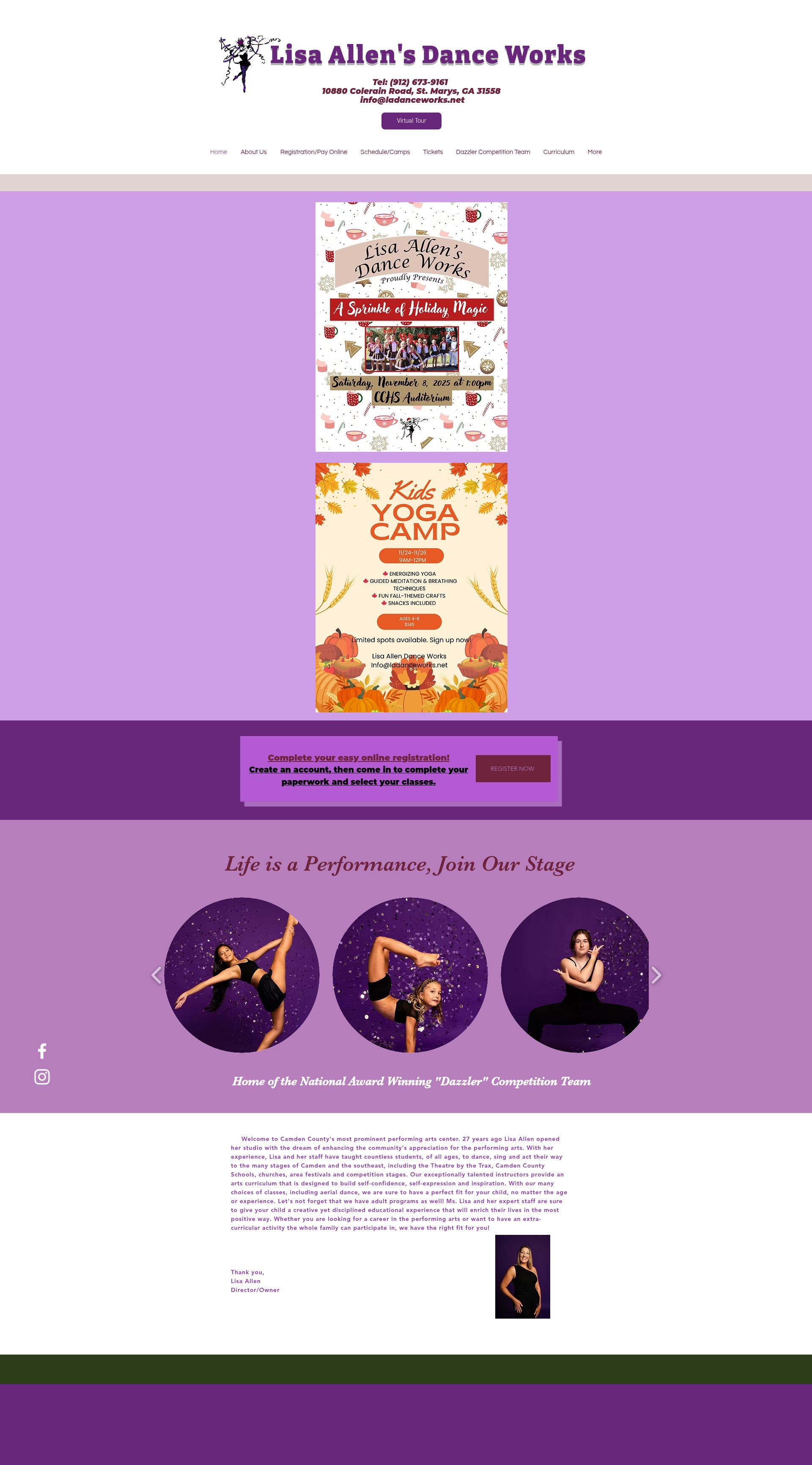 Screenshot of ladanceworks.net
