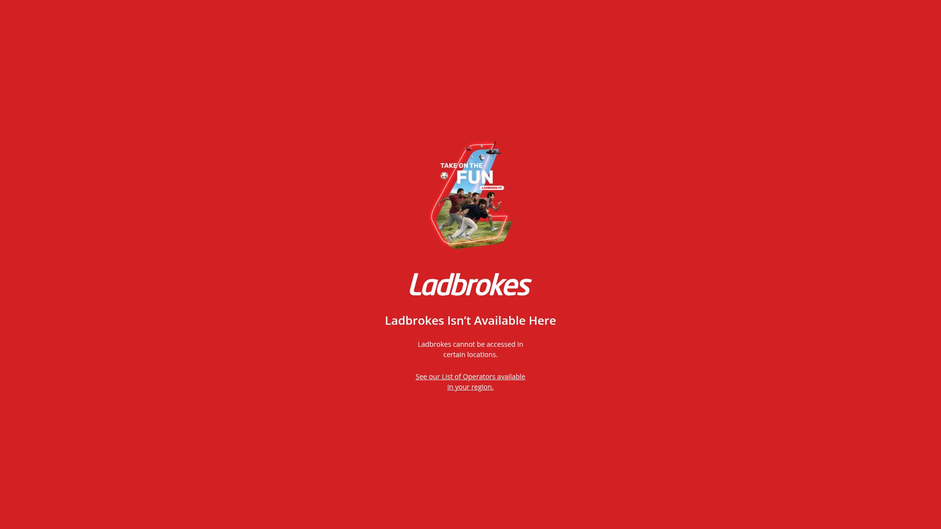 Screenshot of ladbrokes.com.au