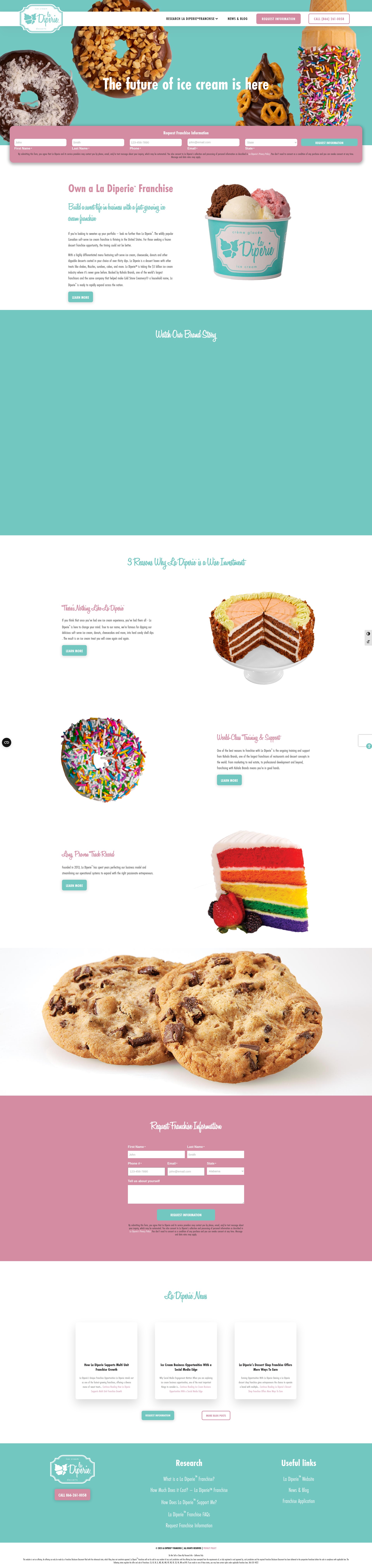 Screenshot of ladiperiefranchise.com
