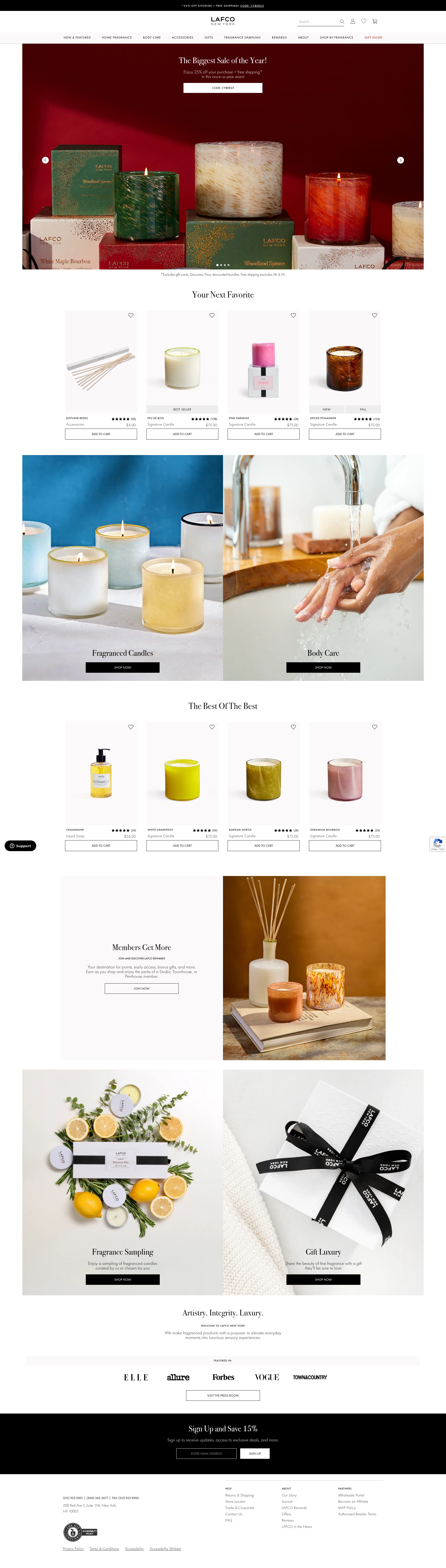 Screenshot of lafco.com