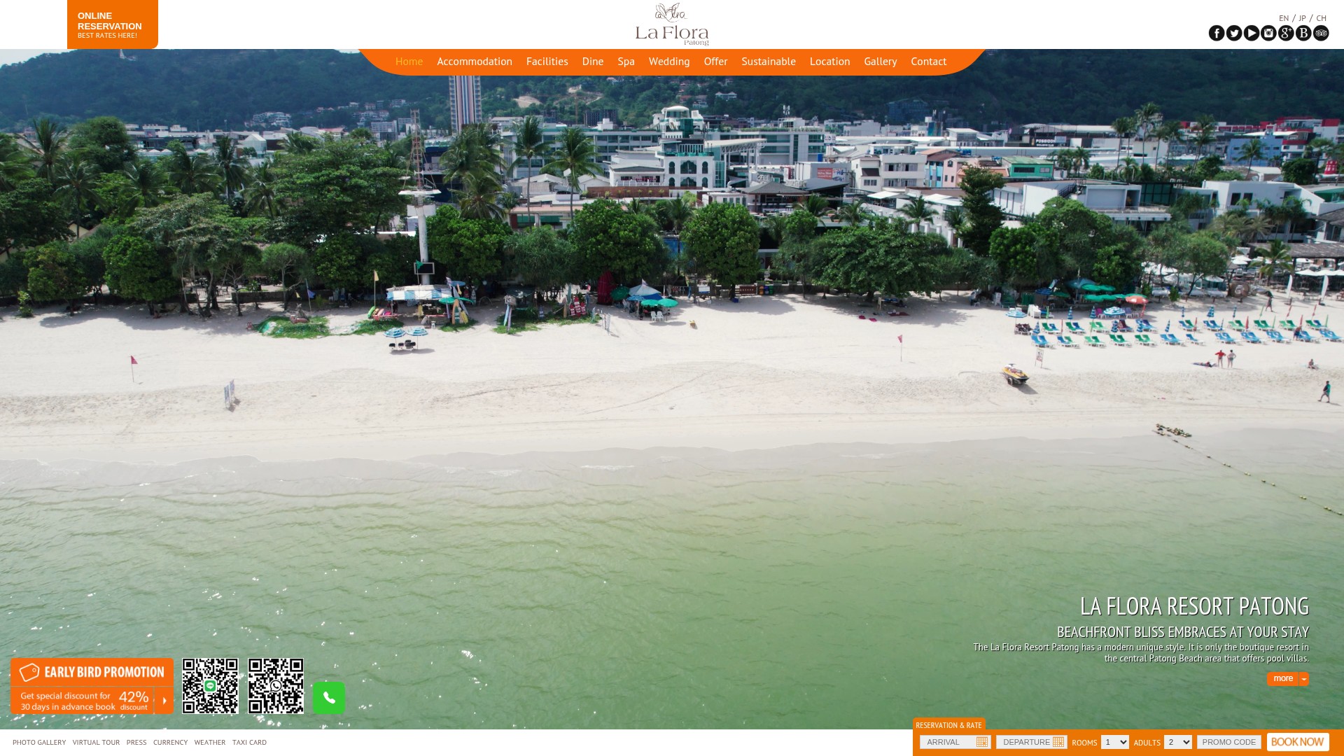 Screenshot of laflorapatong.com