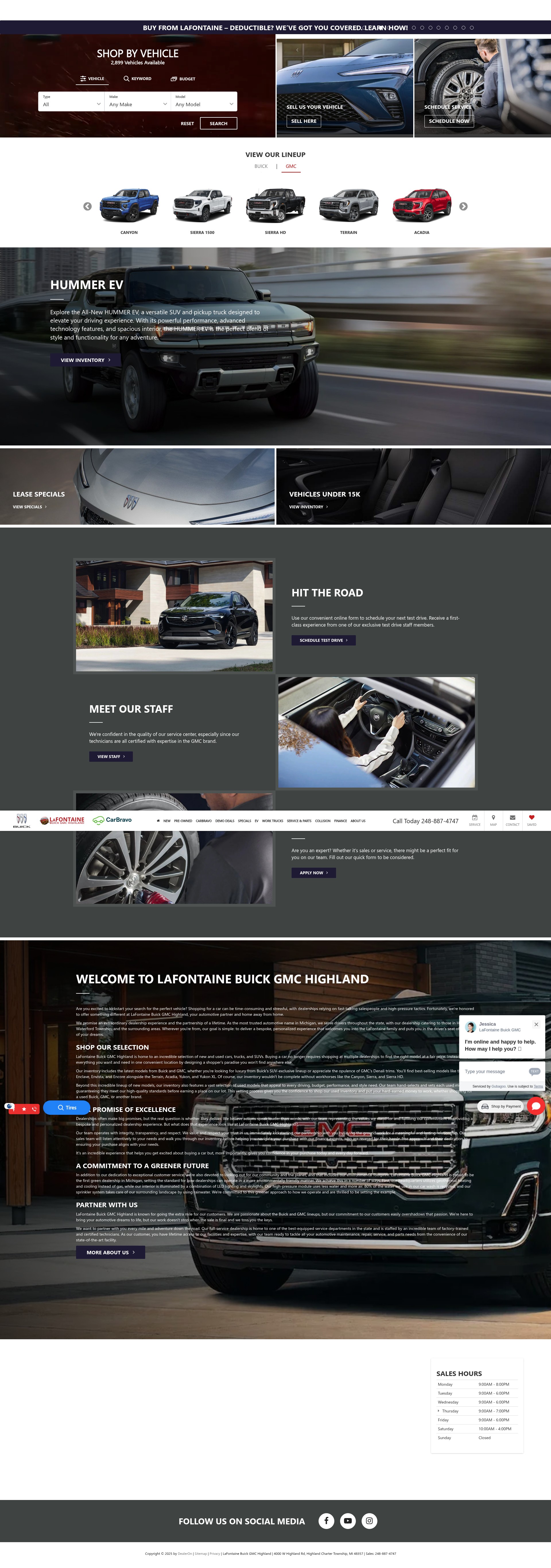 Screenshot of lafontainegm.com