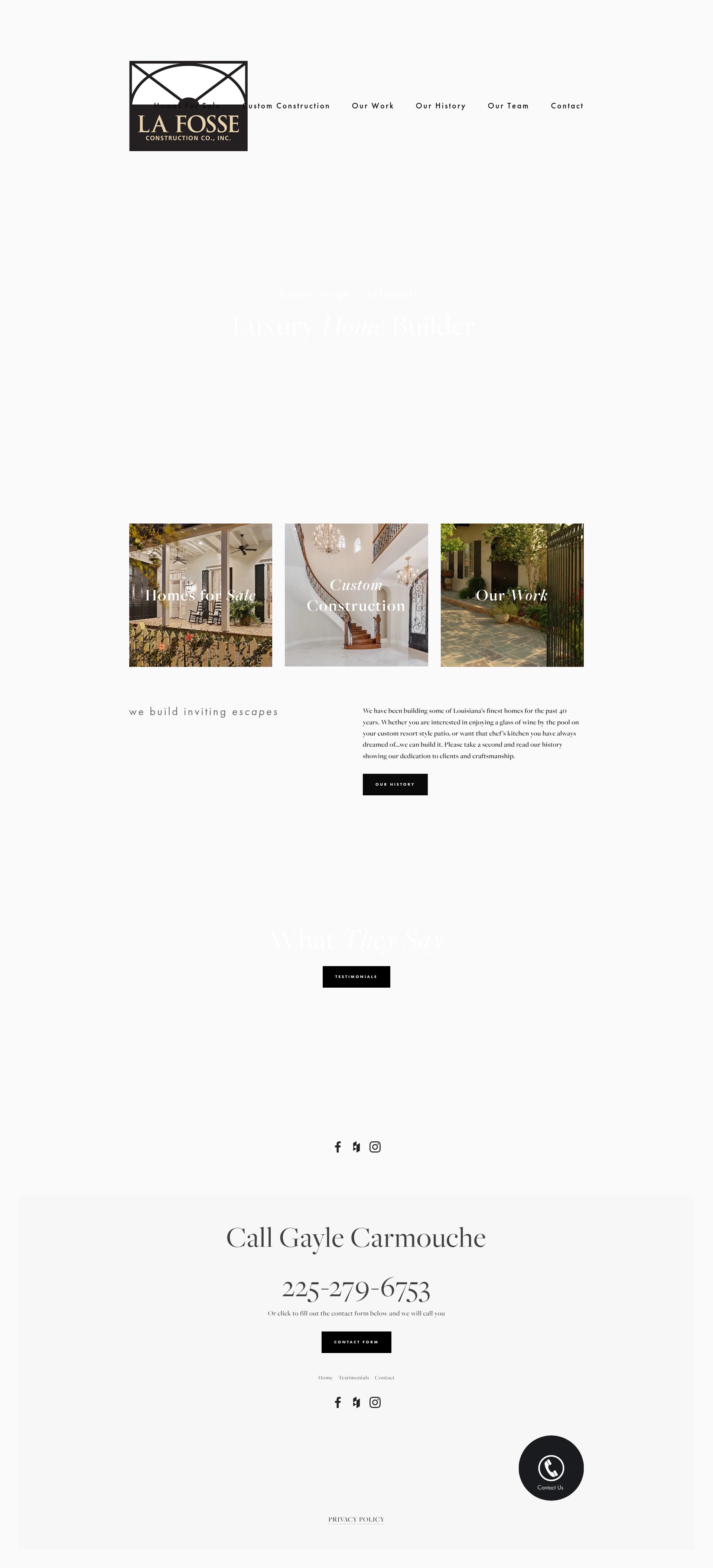 Screenshot of lafosseco.com
