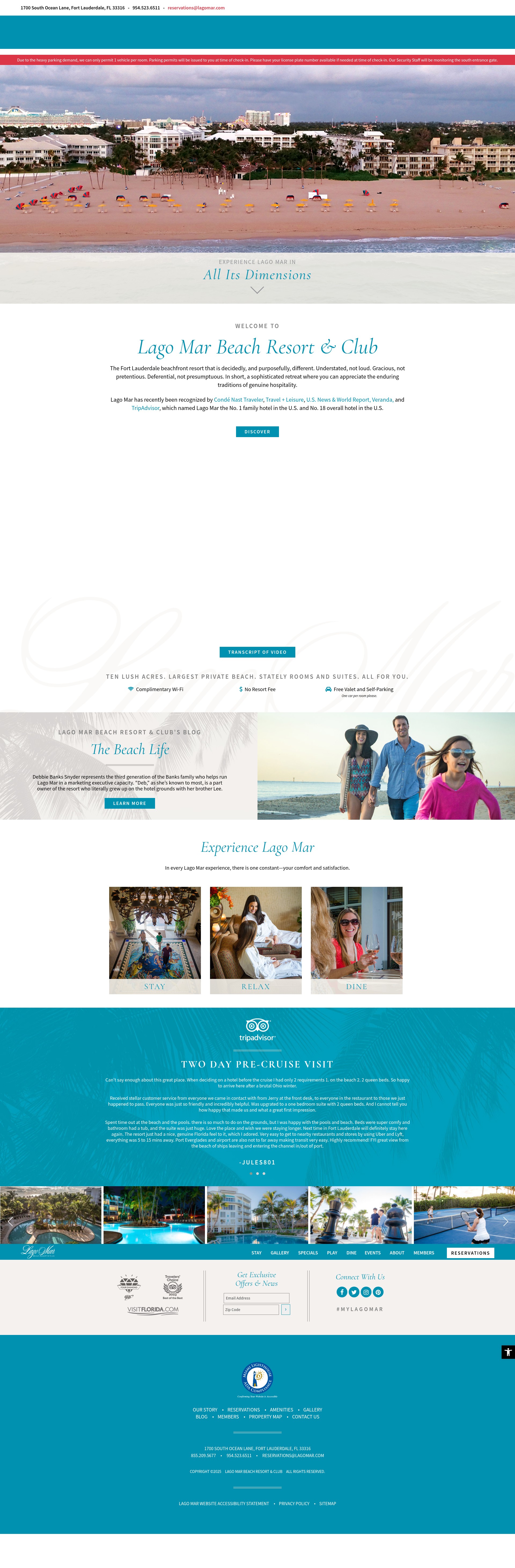 Screenshot of lagomar.com
