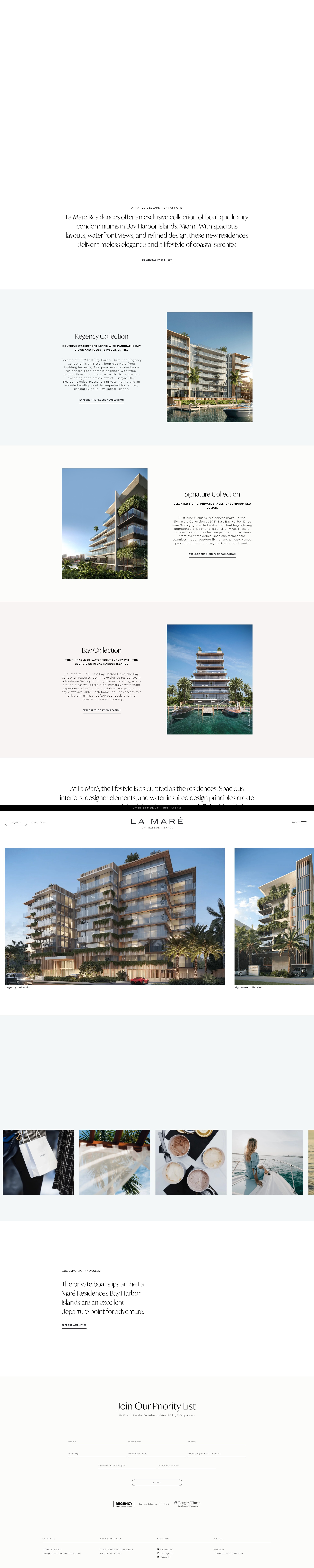 Screenshot of lamarebayharbor.com