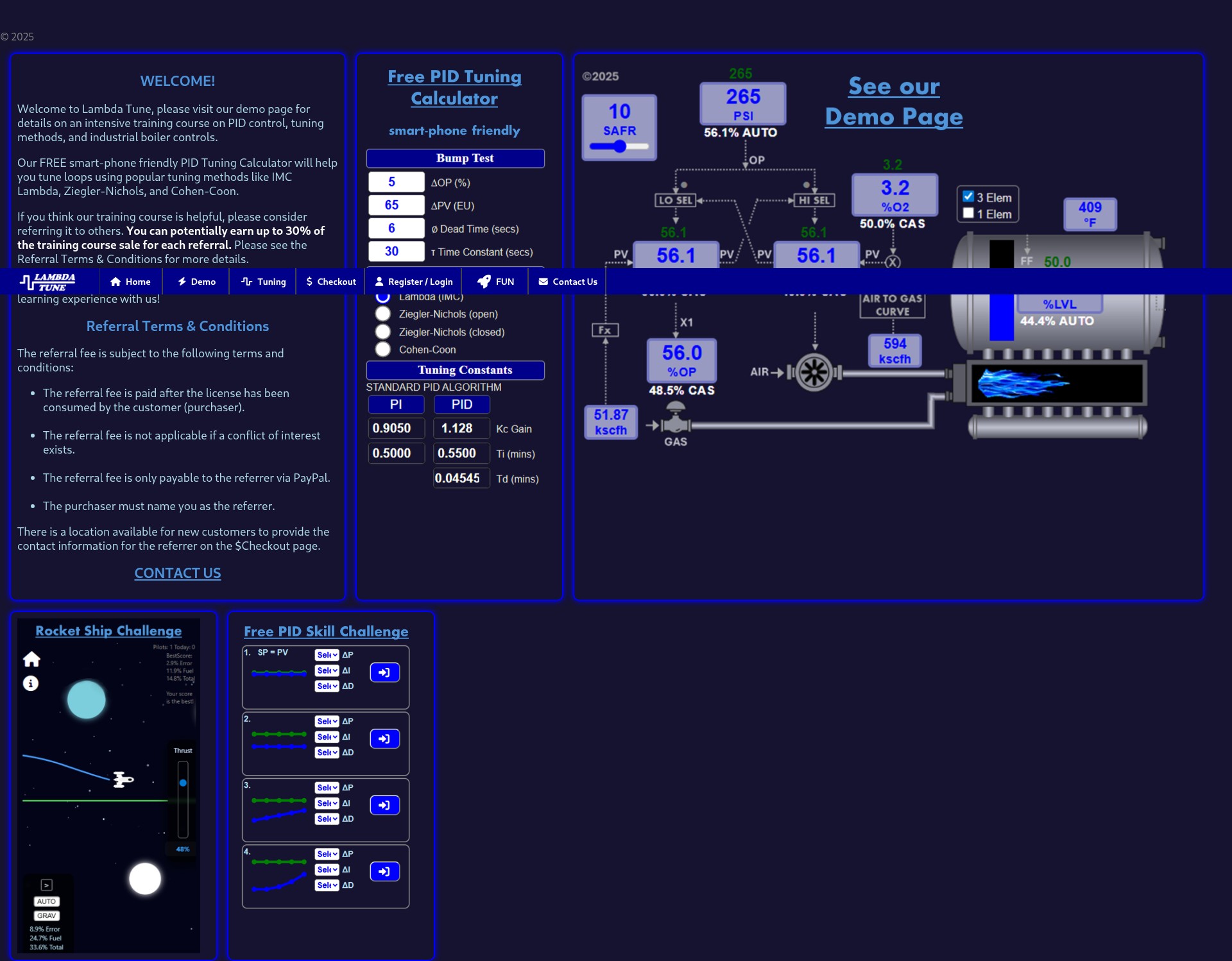 Screenshot of lambdatune.com