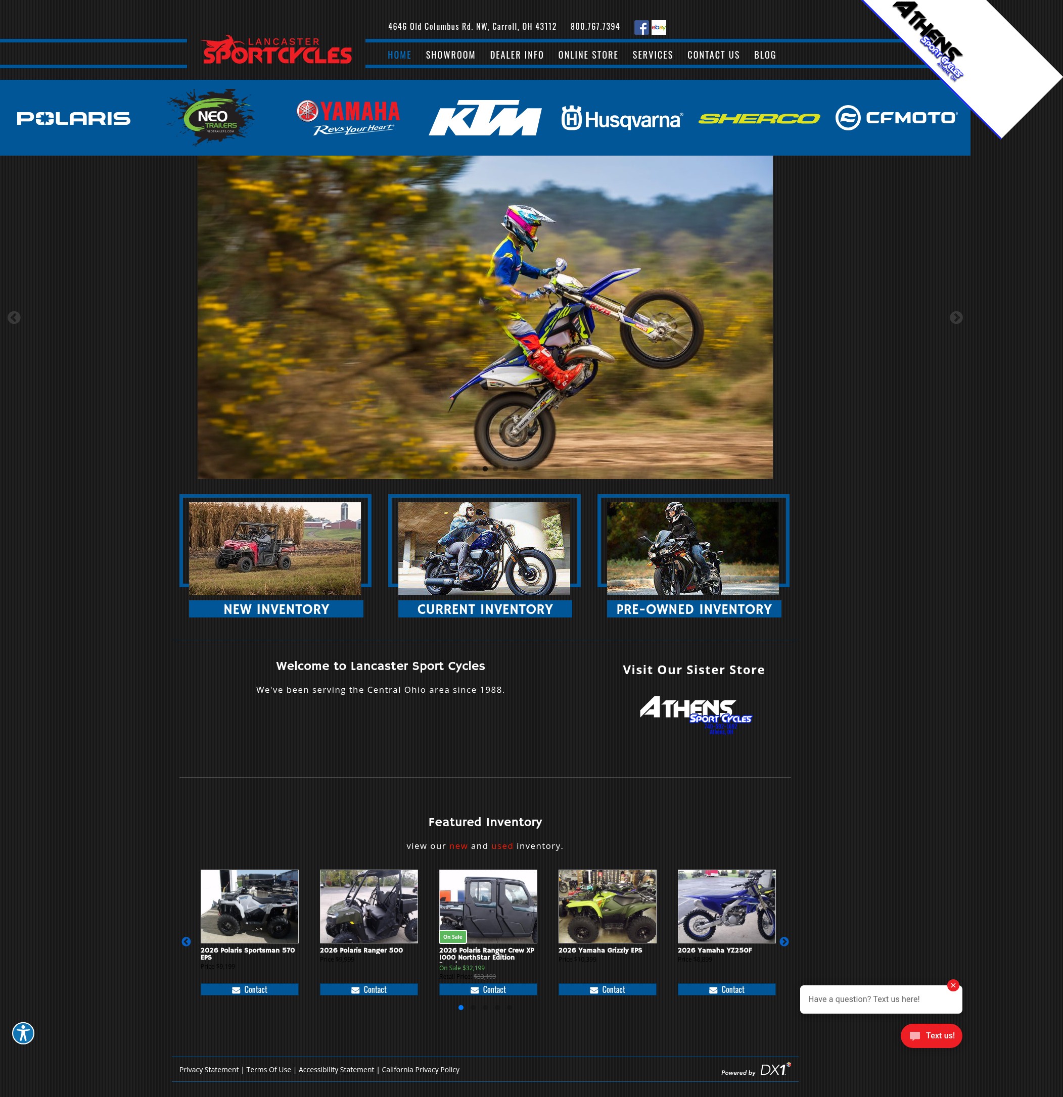 Screenshot of lancastersportcycles.com