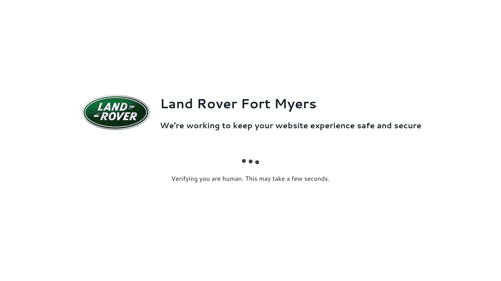 Screenshot of landroverftmyers.com