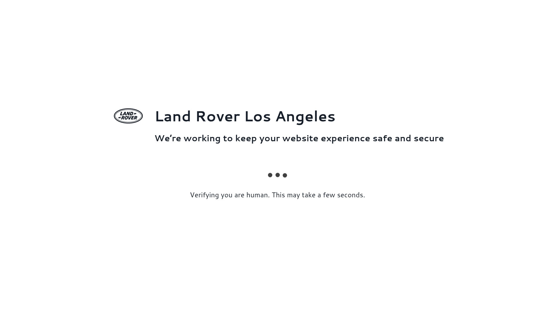 Screenshot of landroverlosangeles.com