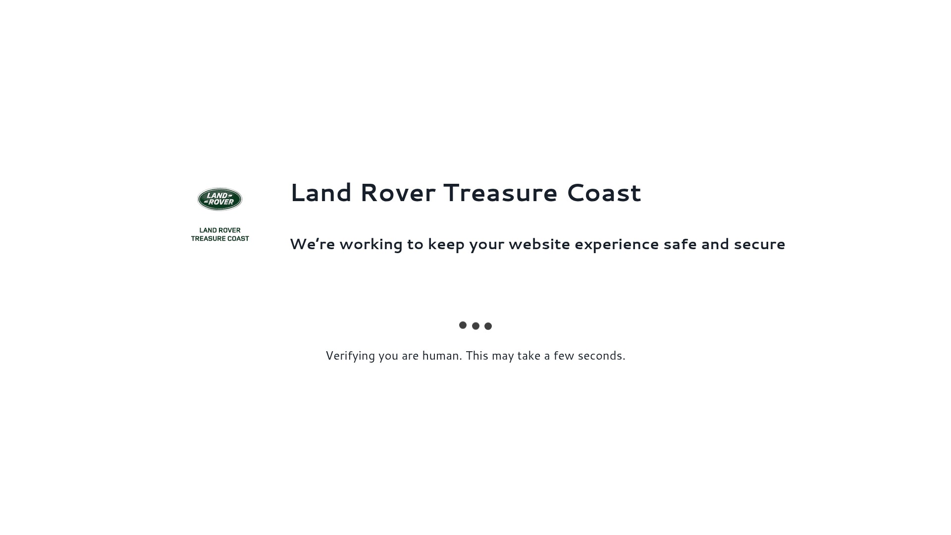Screenshot of landrovertreasurecoast.com