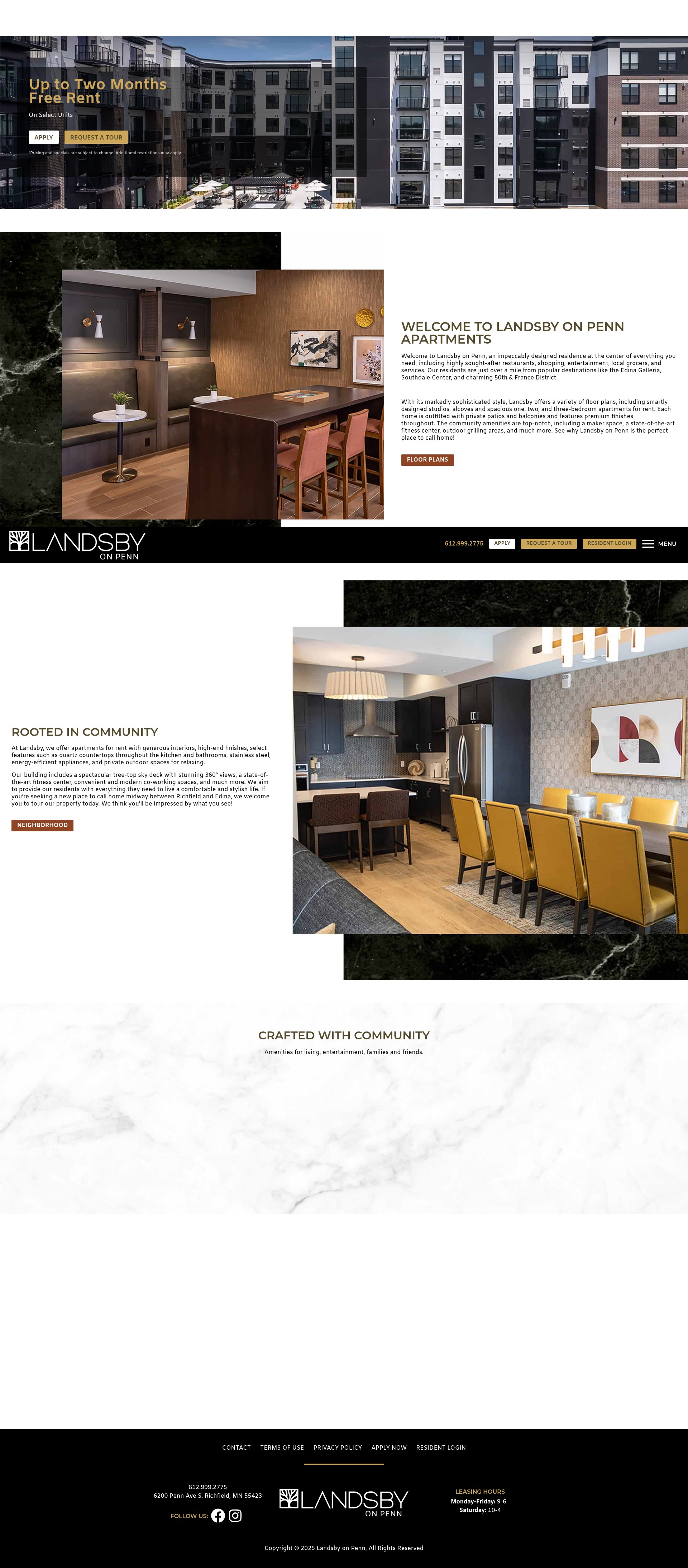 Screenshot of landsbyonpenn.com