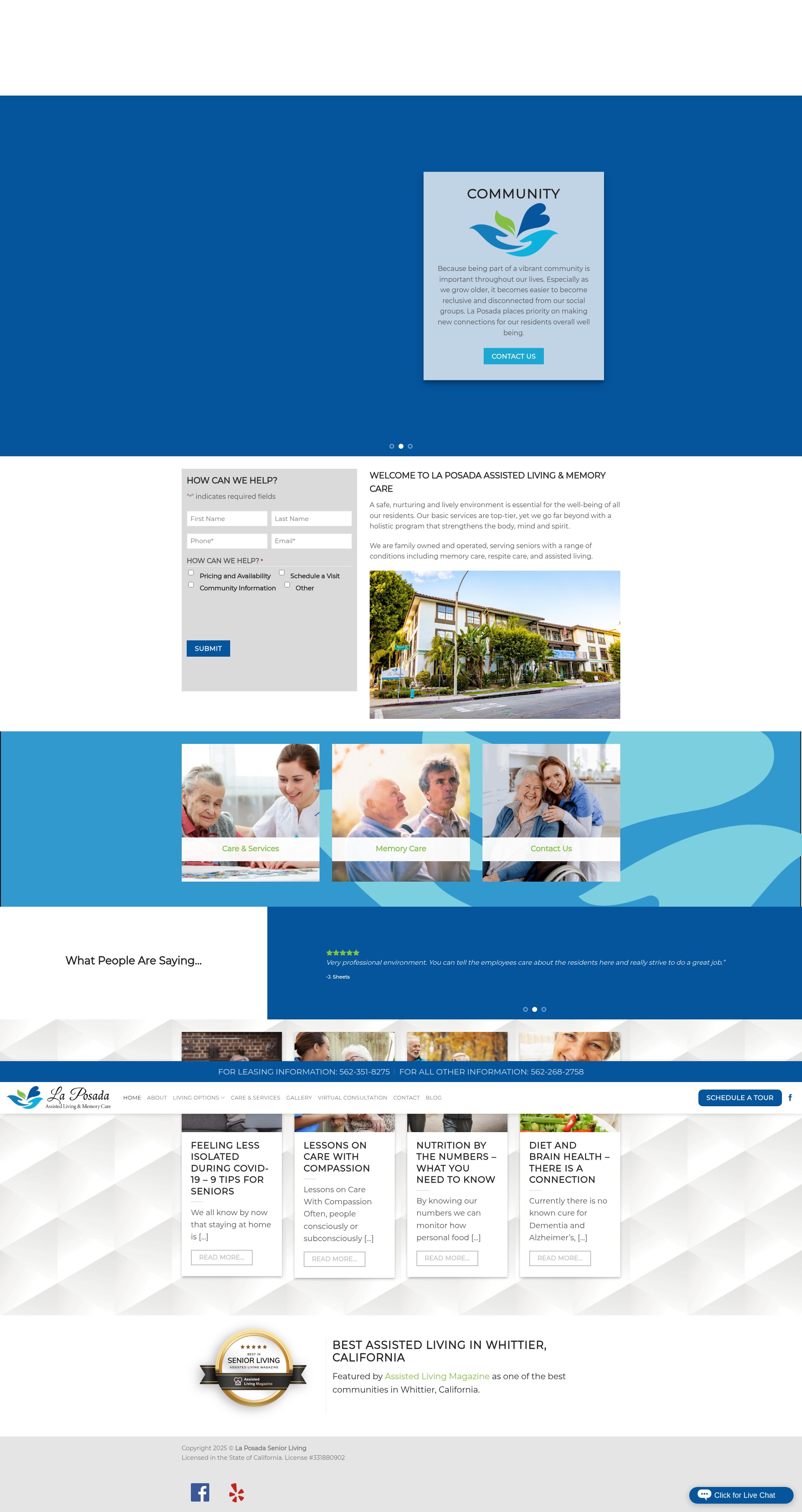 Screenshot of laposadasl.com