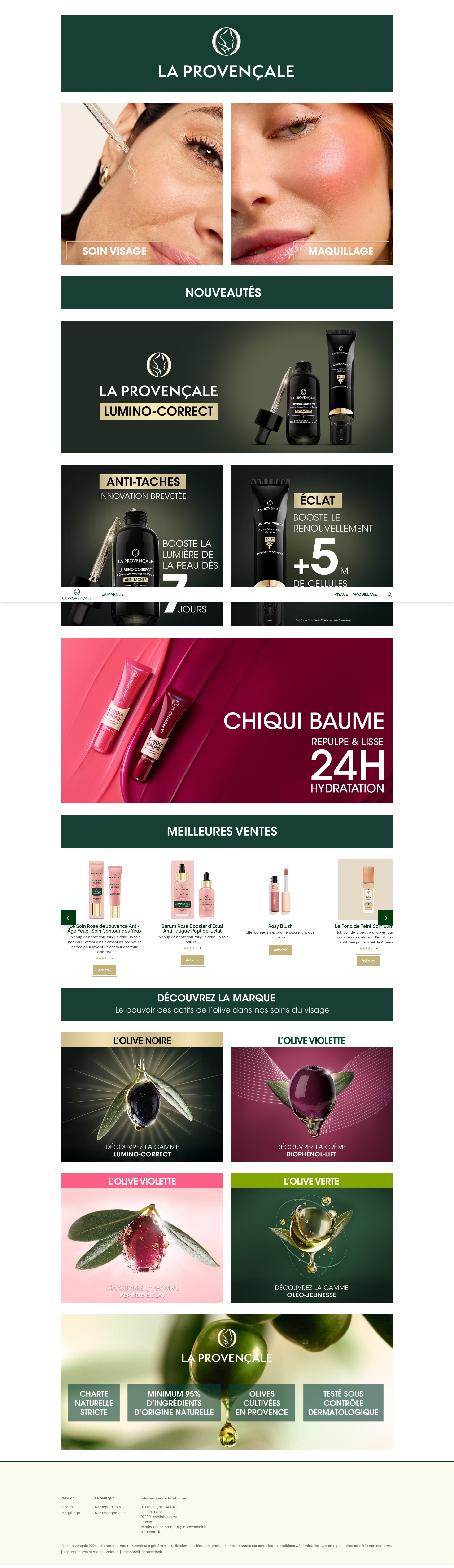 Screenshot of laprovencale.bio