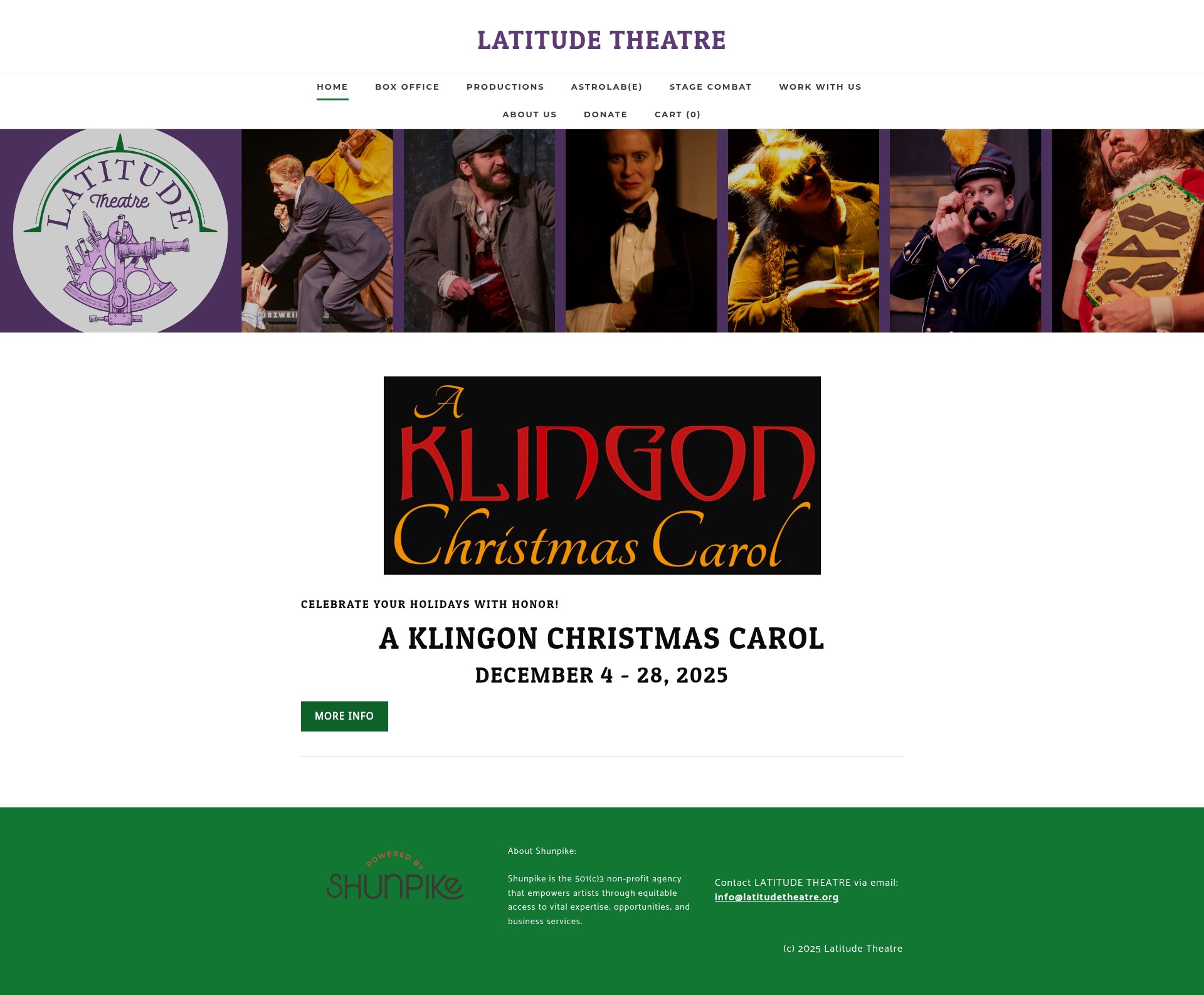 Screenshot of latitudetheatre.org
