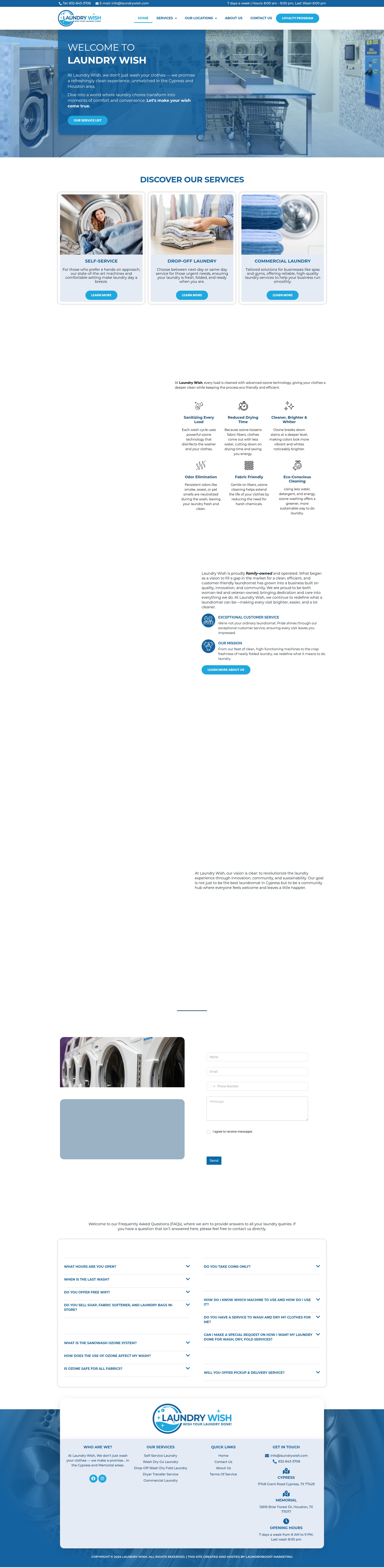 Screenshot of laundrywish.com