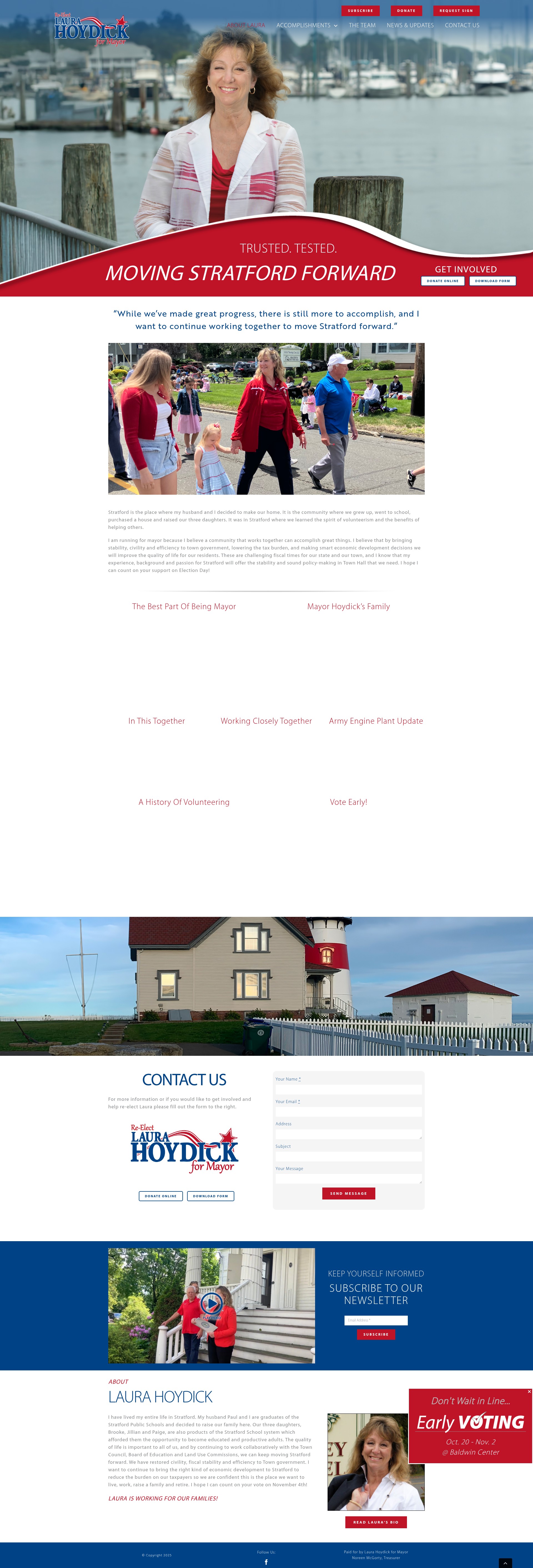 Screenshot of laurahoydick.com