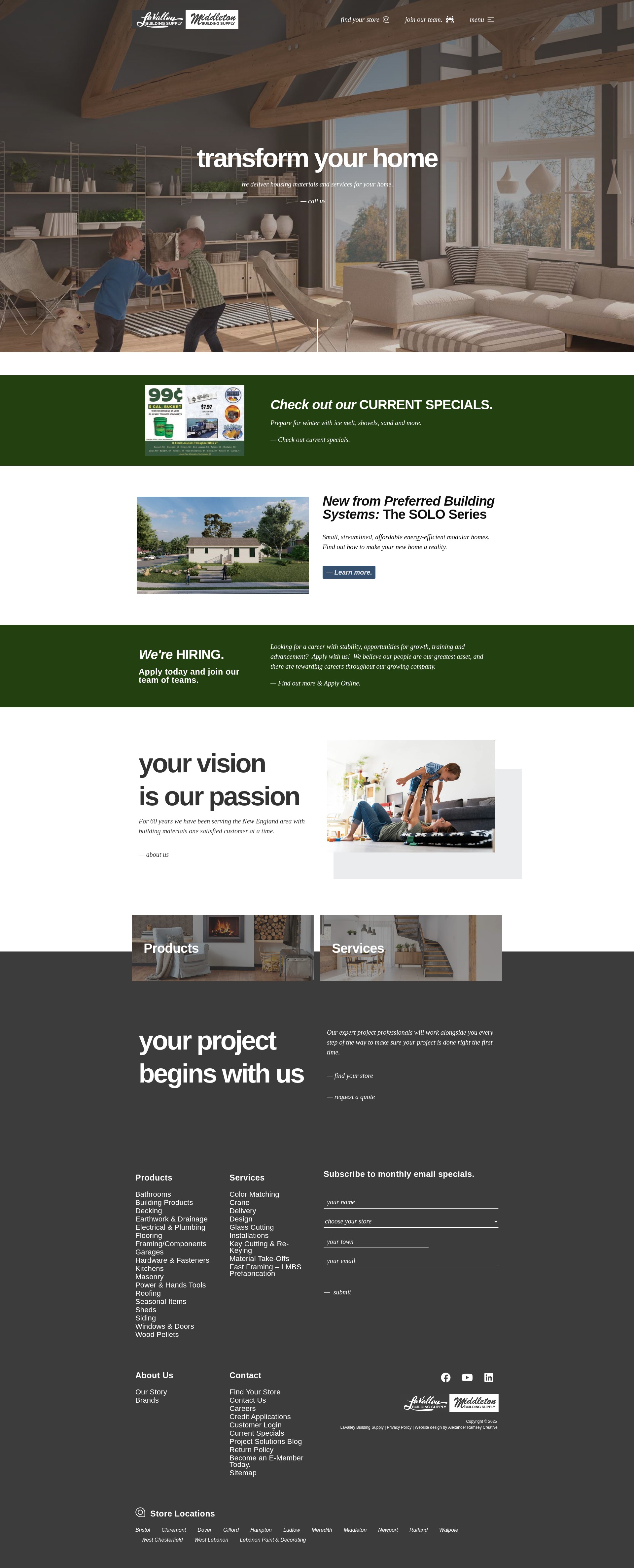 Screenshot of lavalleys.com