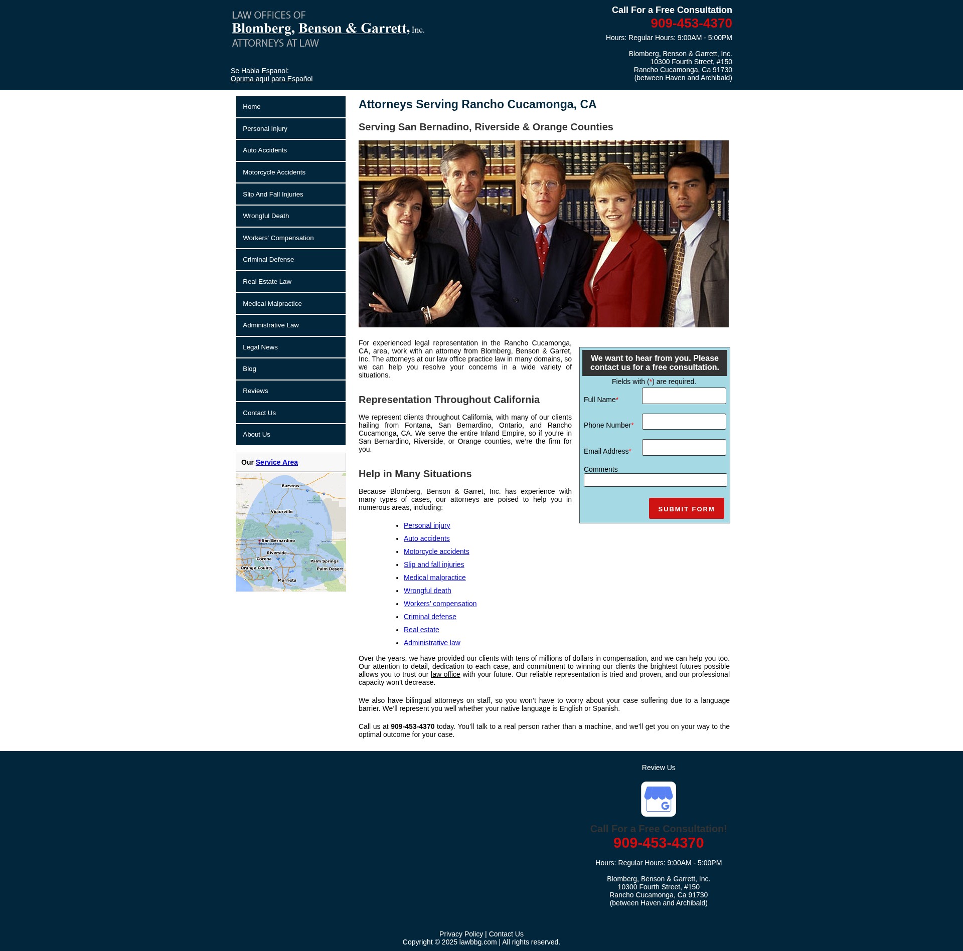 Screenshot of lawbbg.com