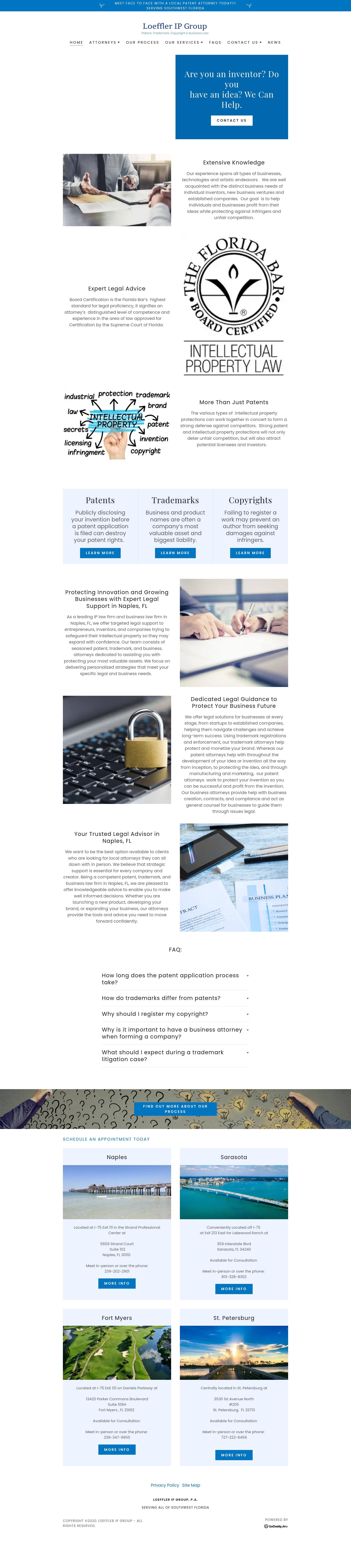 Screenshot of lawipgroup.com