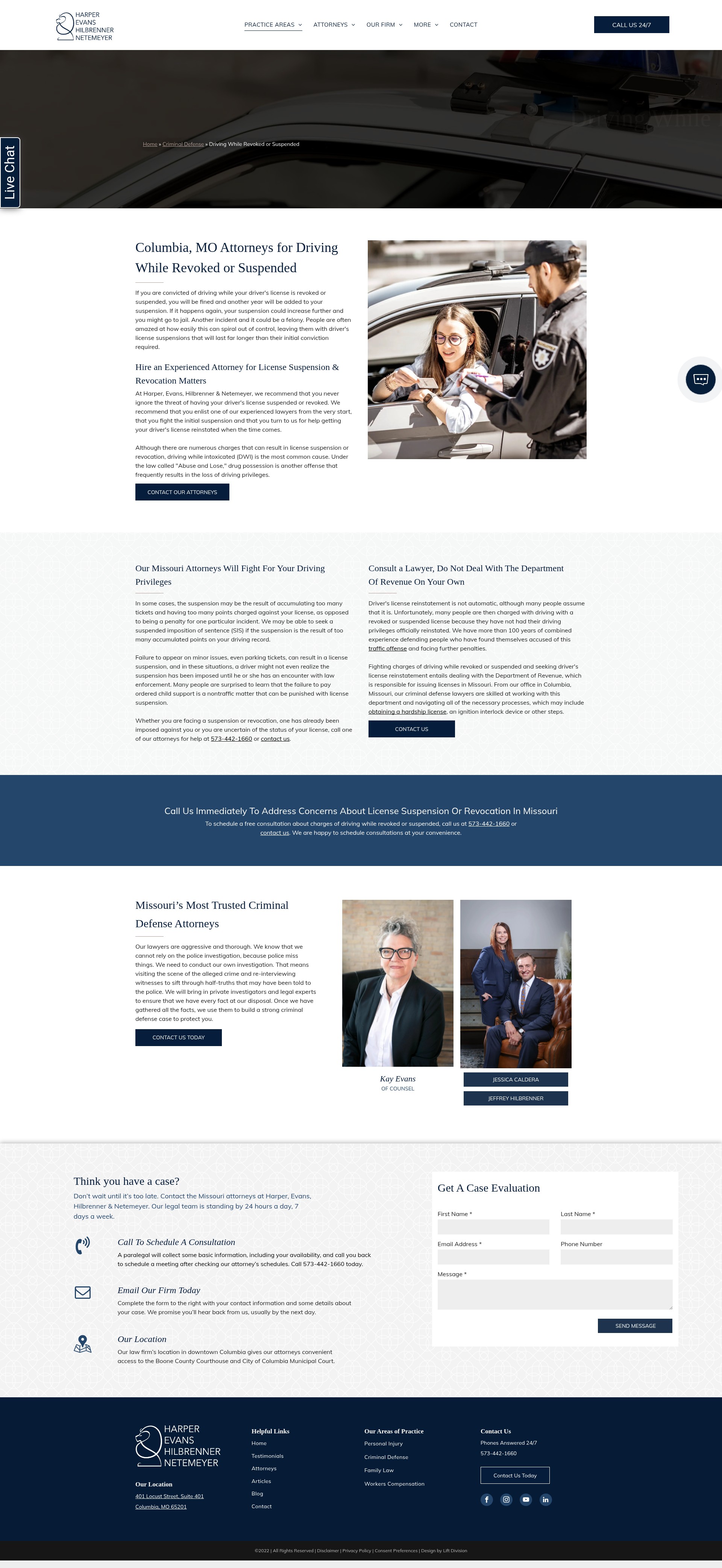 Screenshot of lawmissouri.com