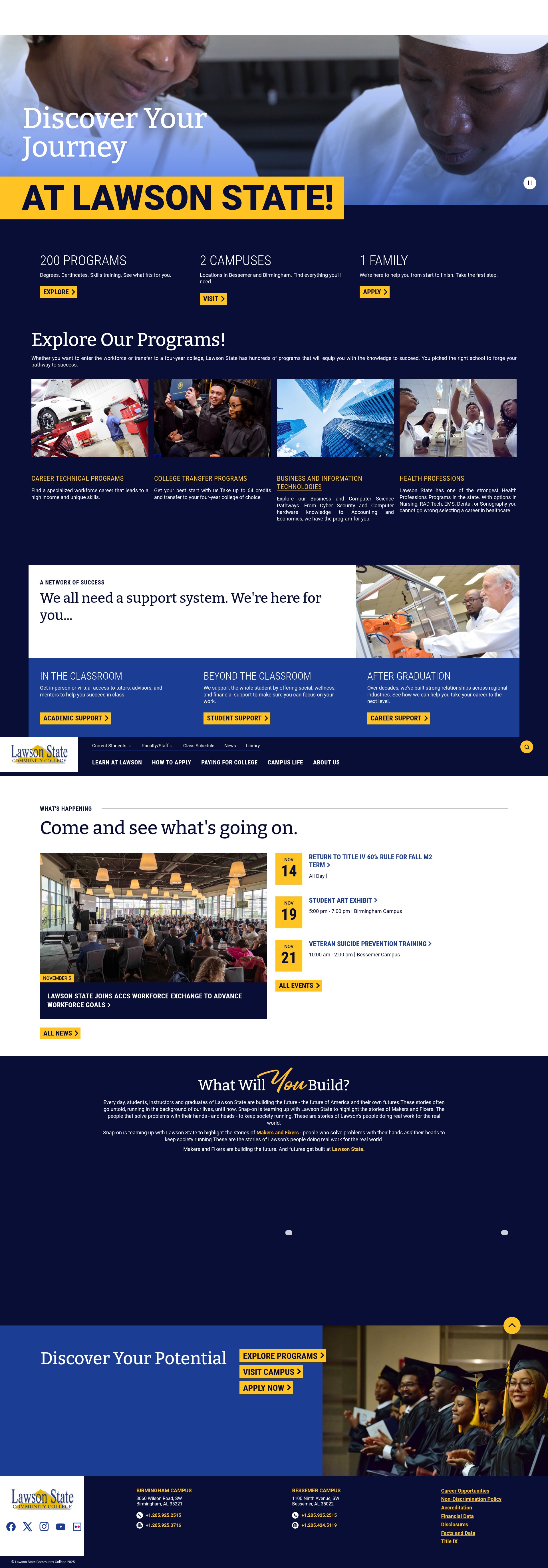 Screenshot of lawsonstate.edu