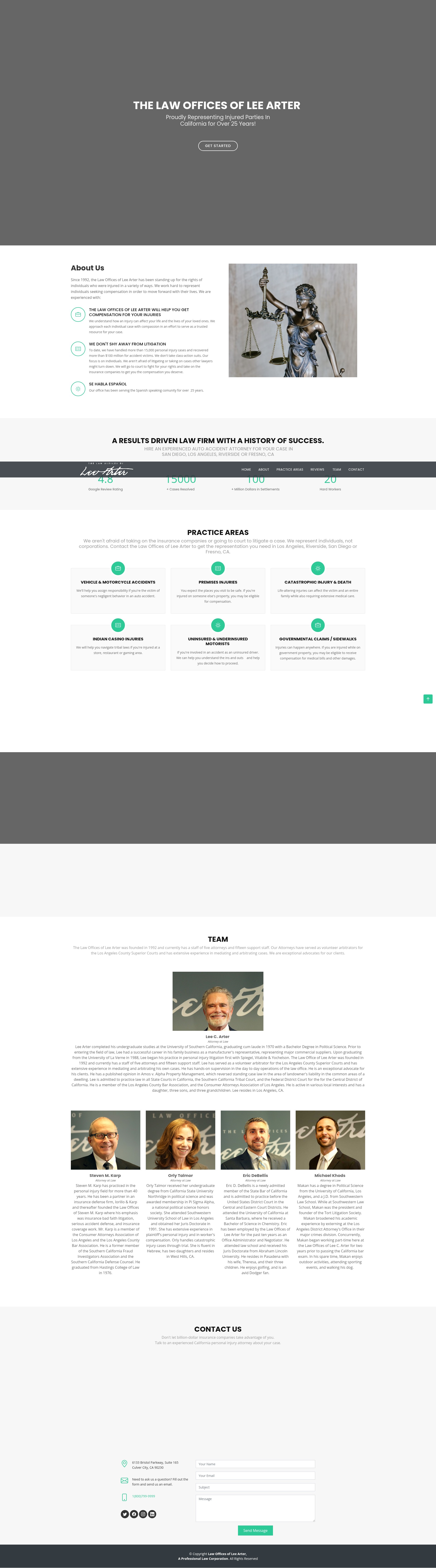 Screenshot of lawyerlee.com