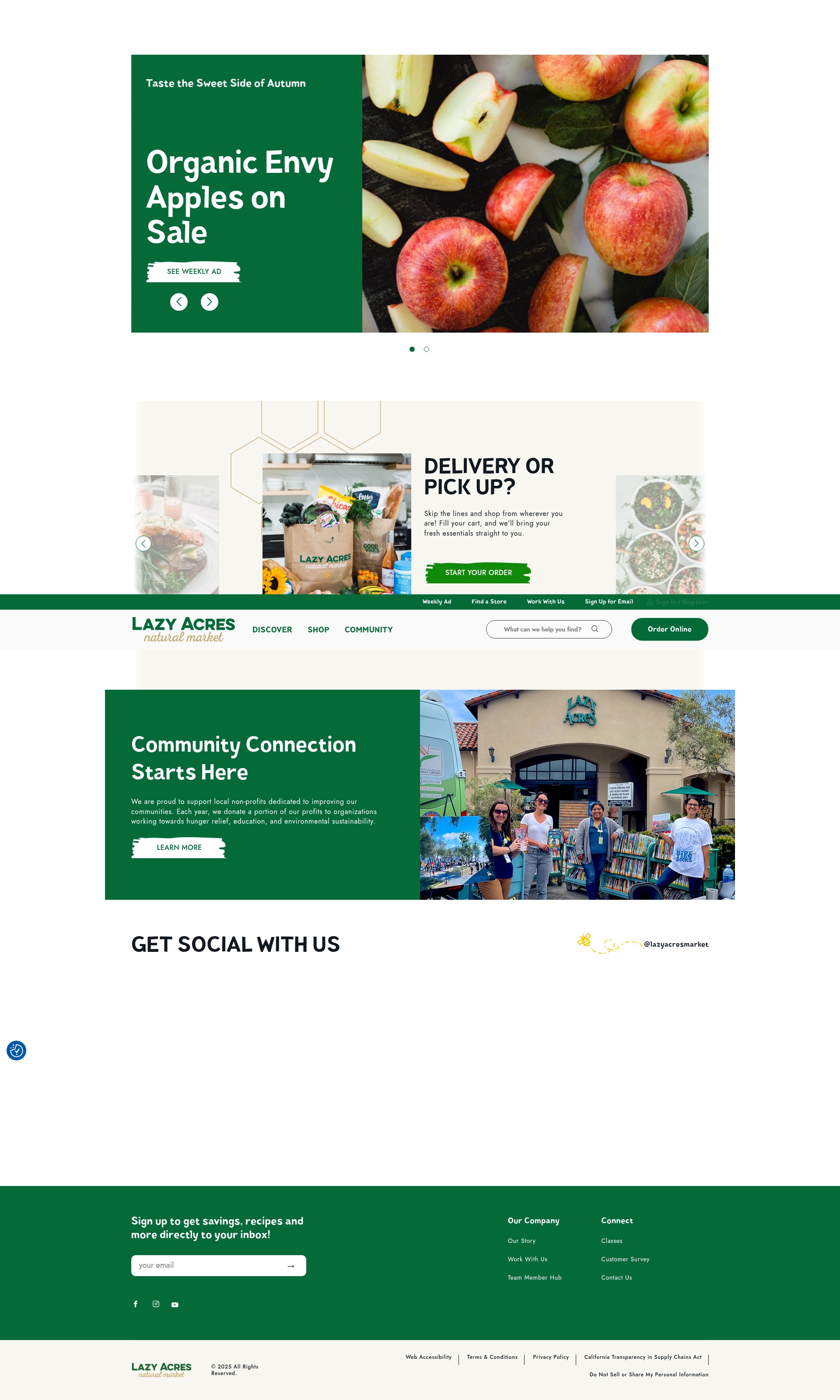 Screenshot of lazyacres.com