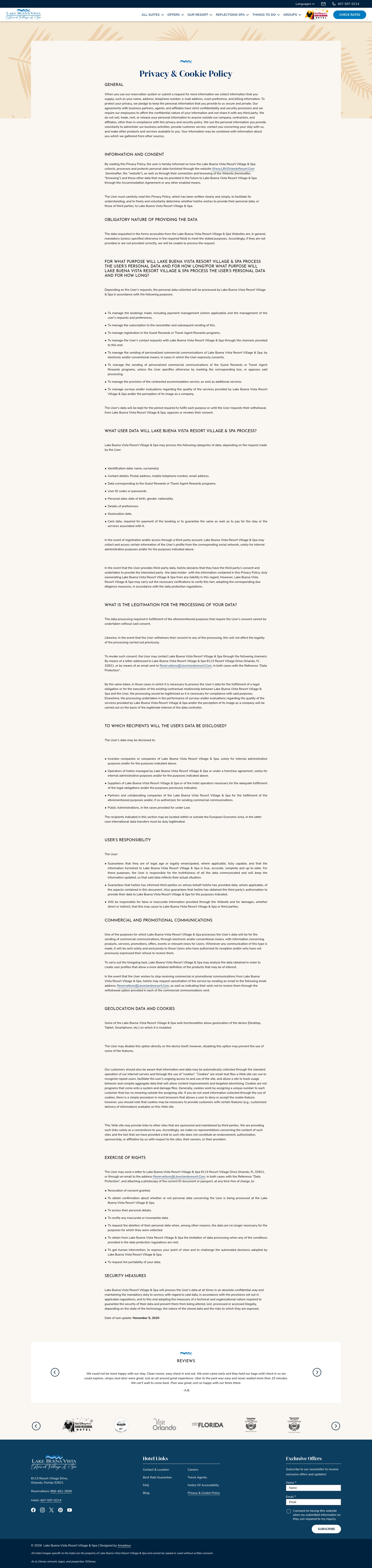 Screenshot of lbvorlandoresort.com