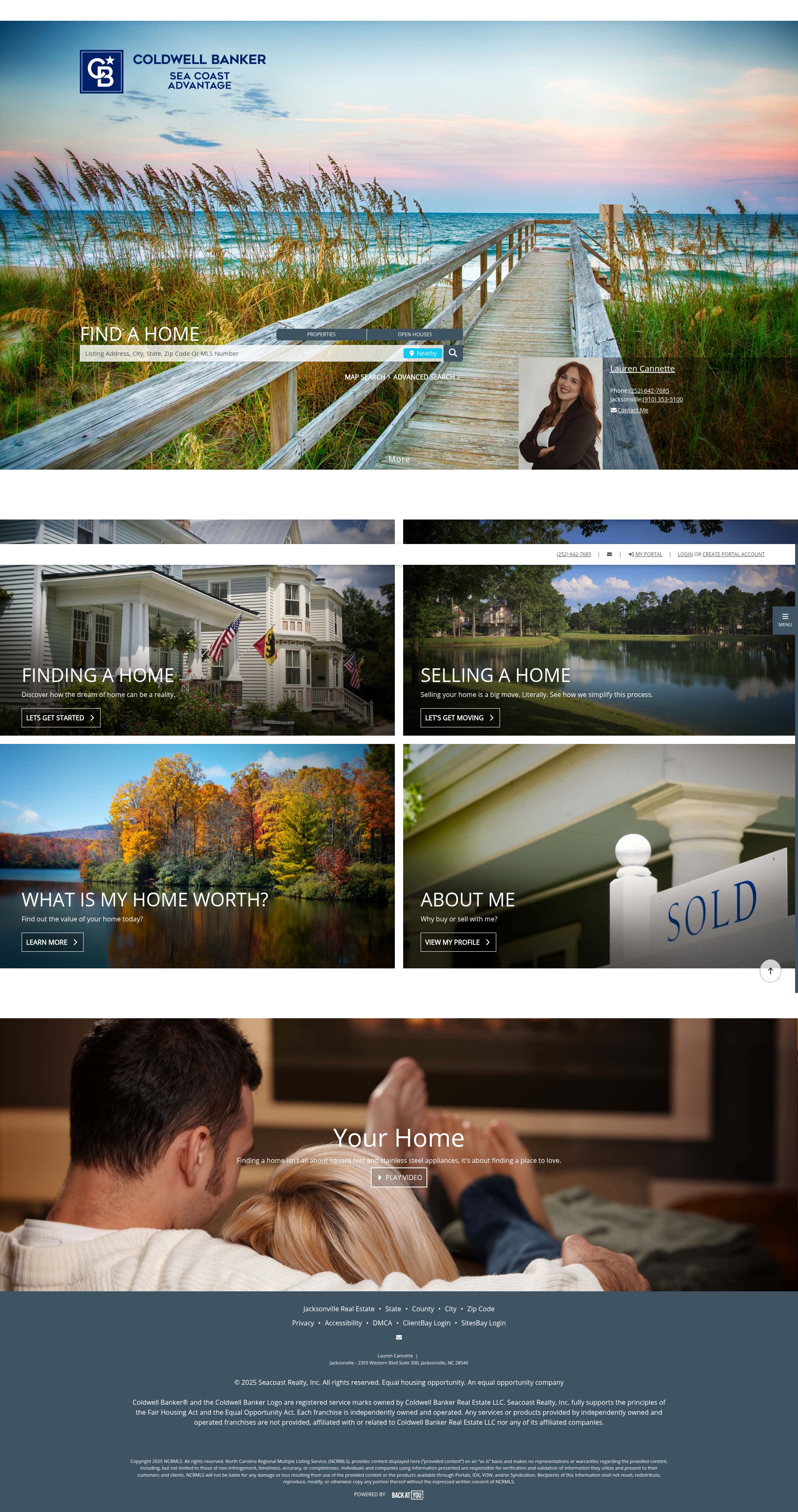 Screenshot of lcannette.seacoastrealty.com