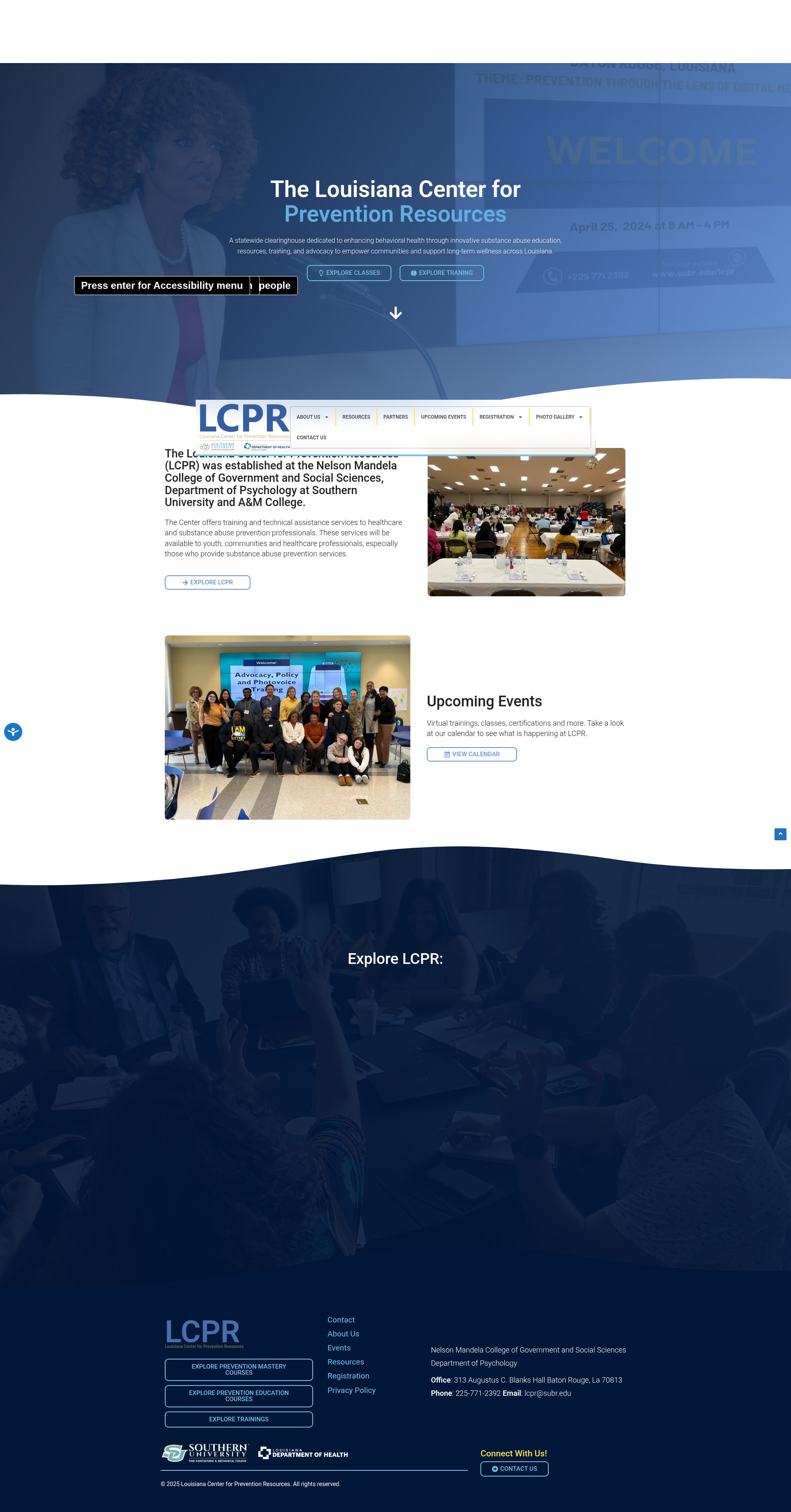 Screenshot of lcpr.net