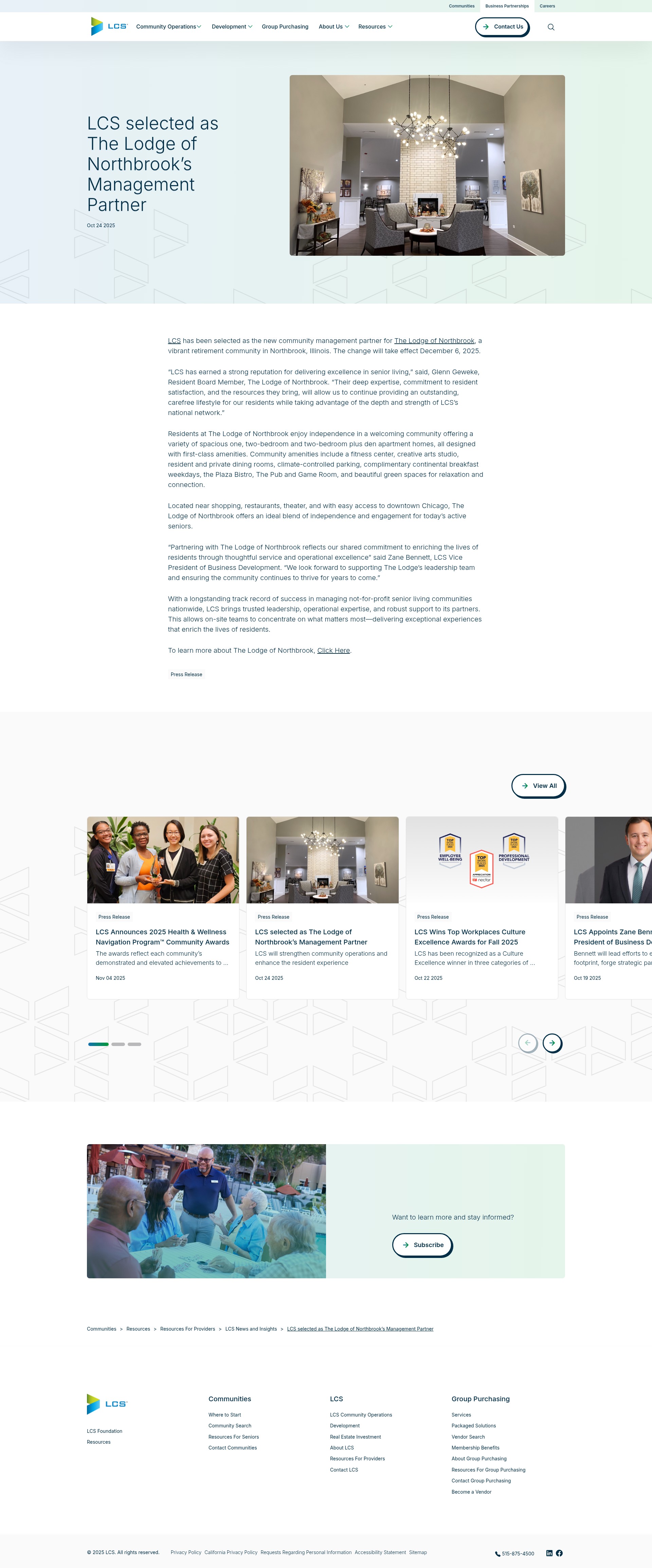 Screenshot of lcsnet.com