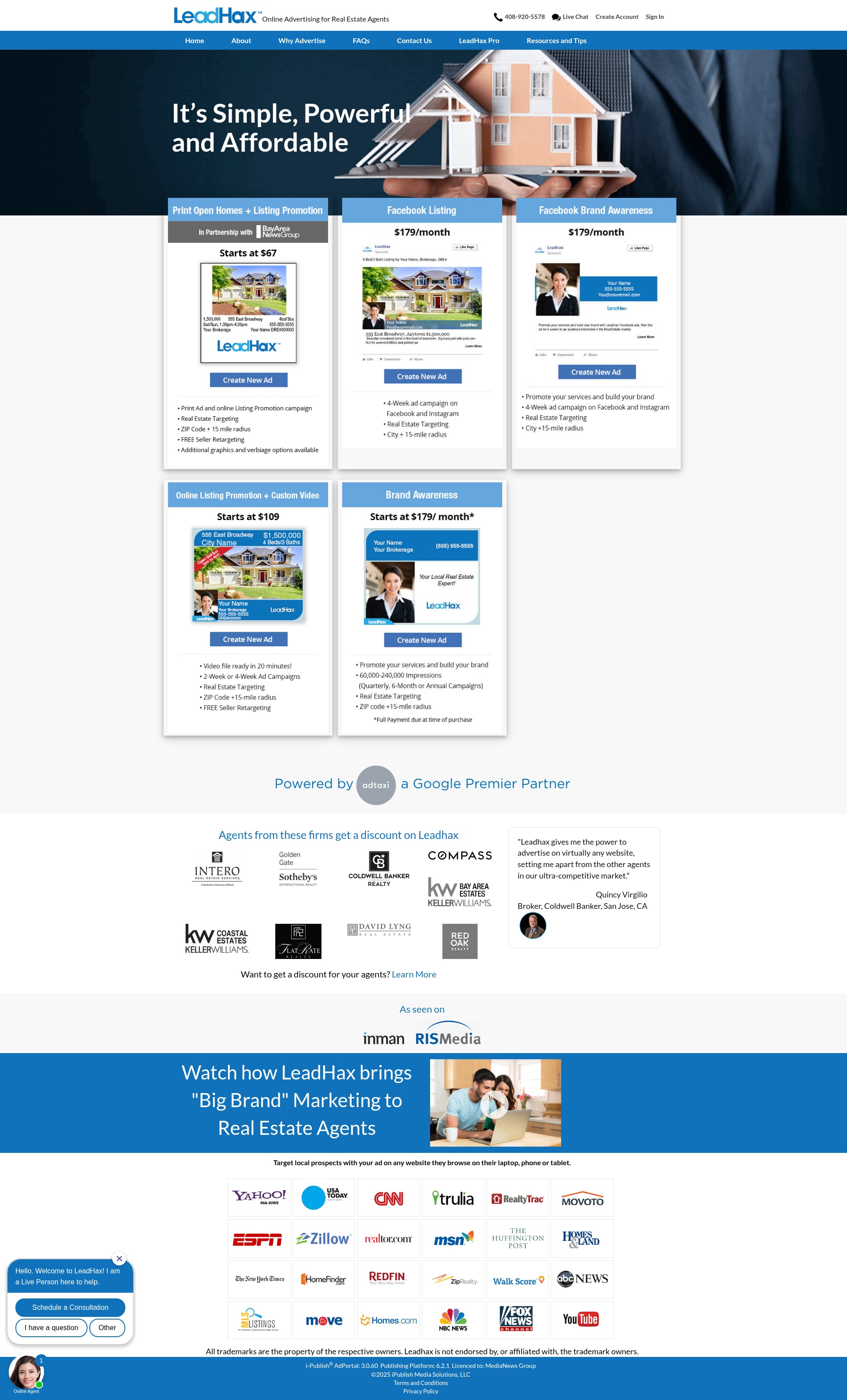 Screenshot of leadhax.com