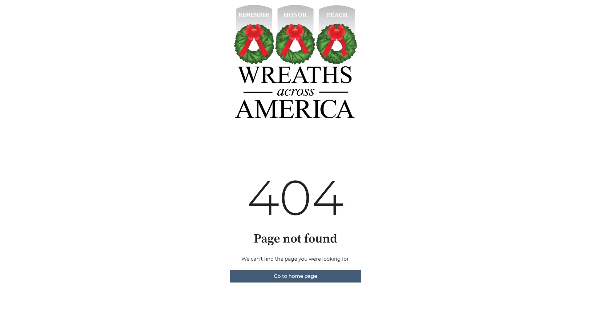 Screenshot of learn.wreathsacrossamerica.org