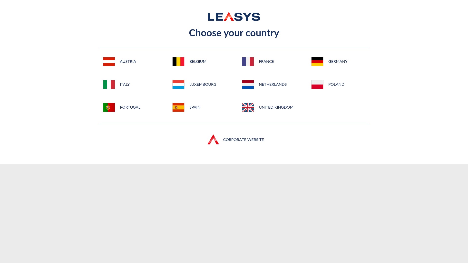 Screenshot of leasys.com