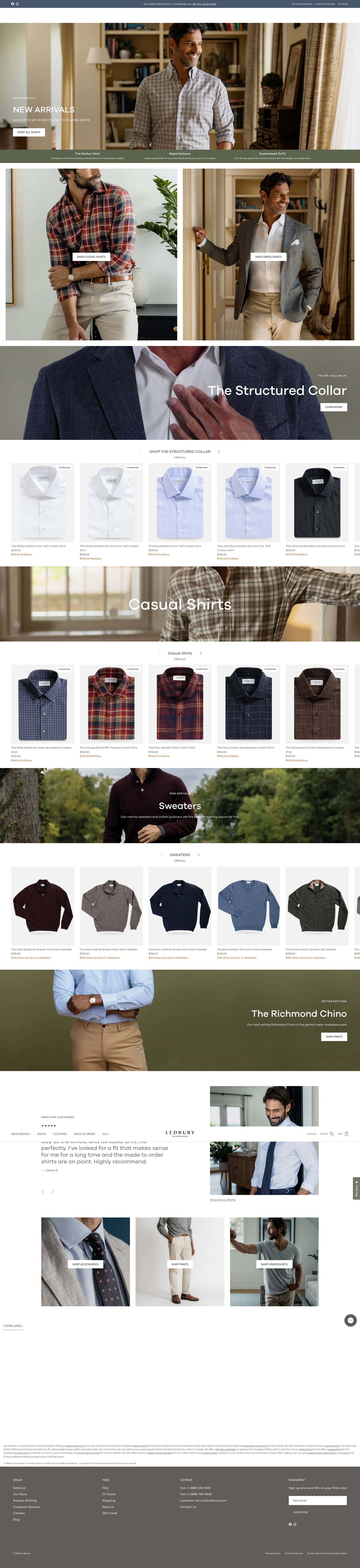 Screenshot of ledbury.com