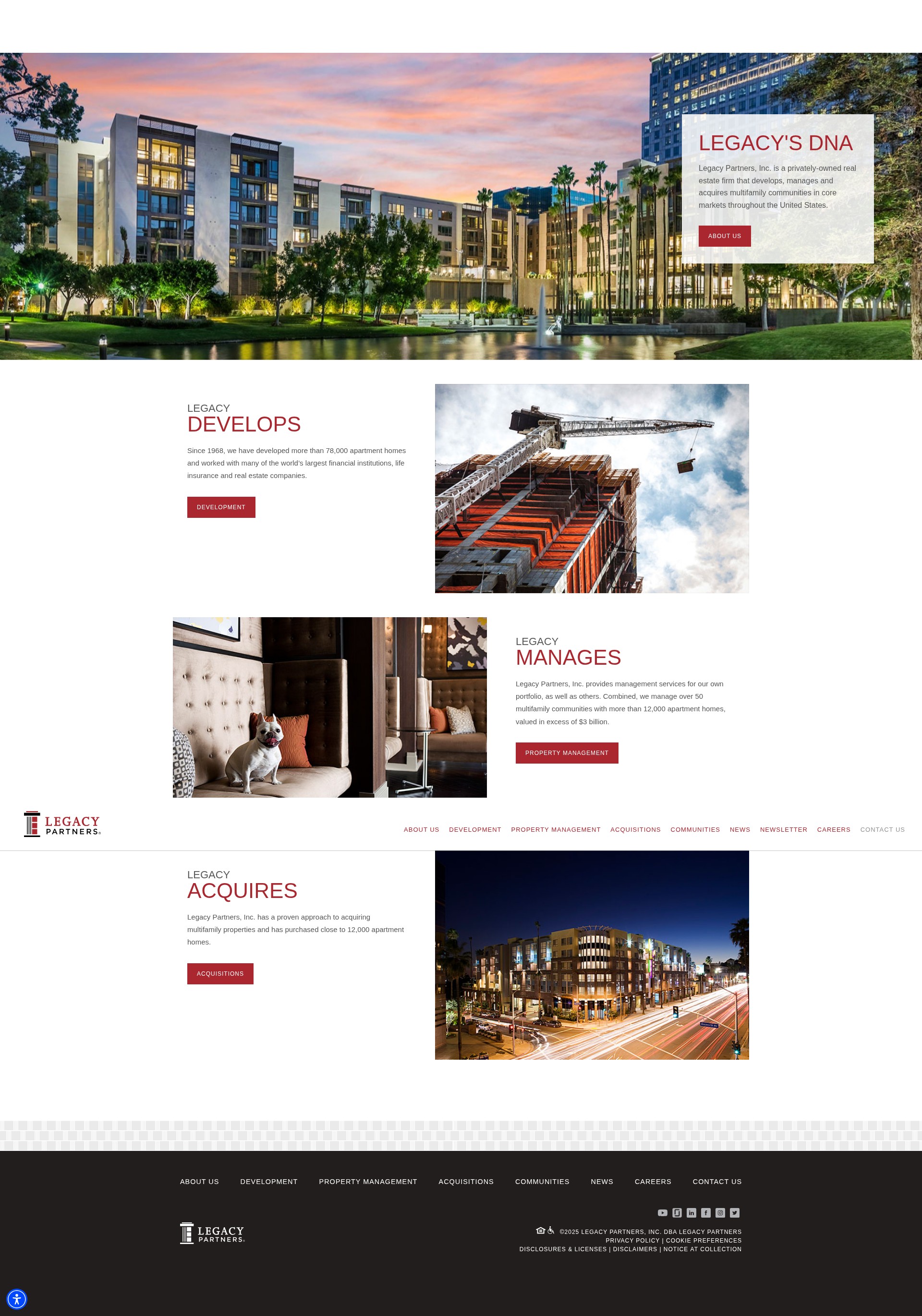 Screenshot of legacypartners.com