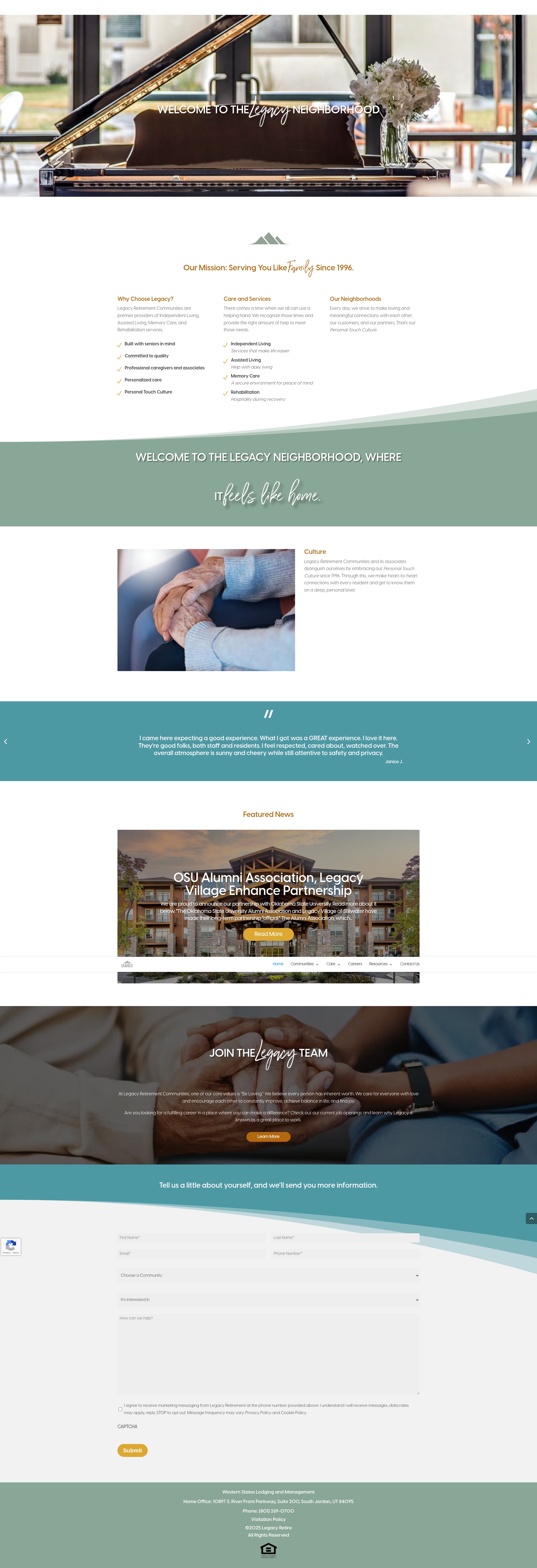 Screenshot of legacyretire.com