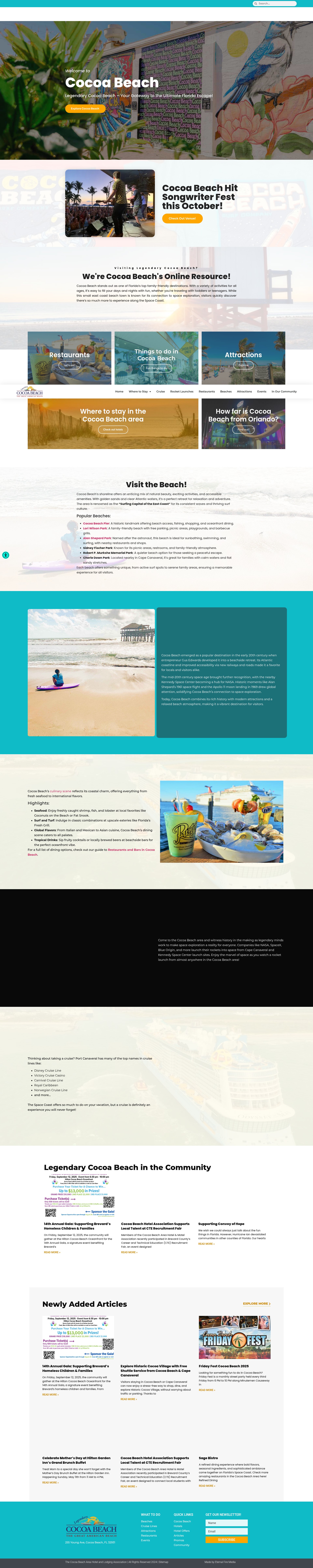Screenshot of legendarycocoabeach.com