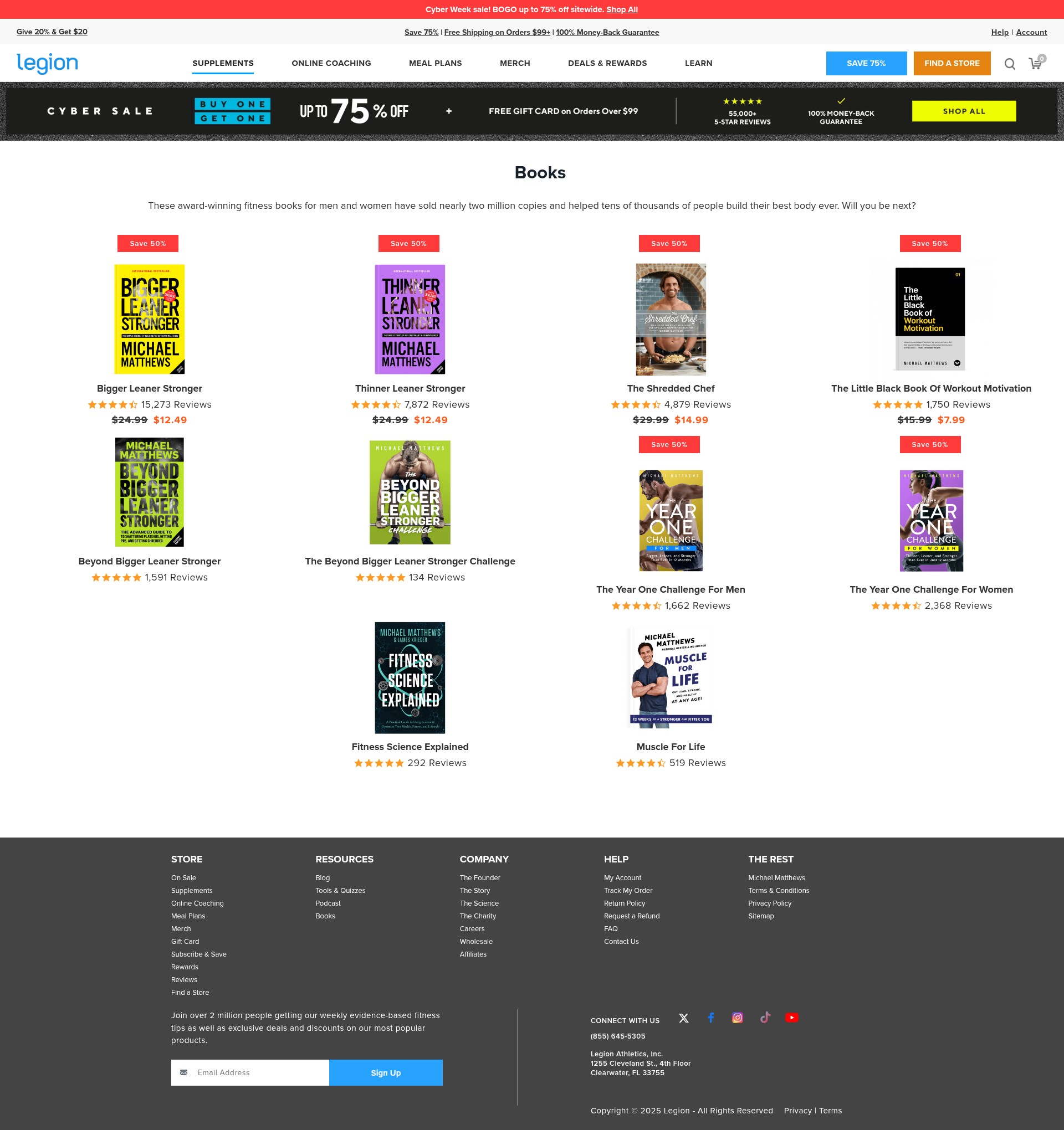 Screenshot of legionathletics.com