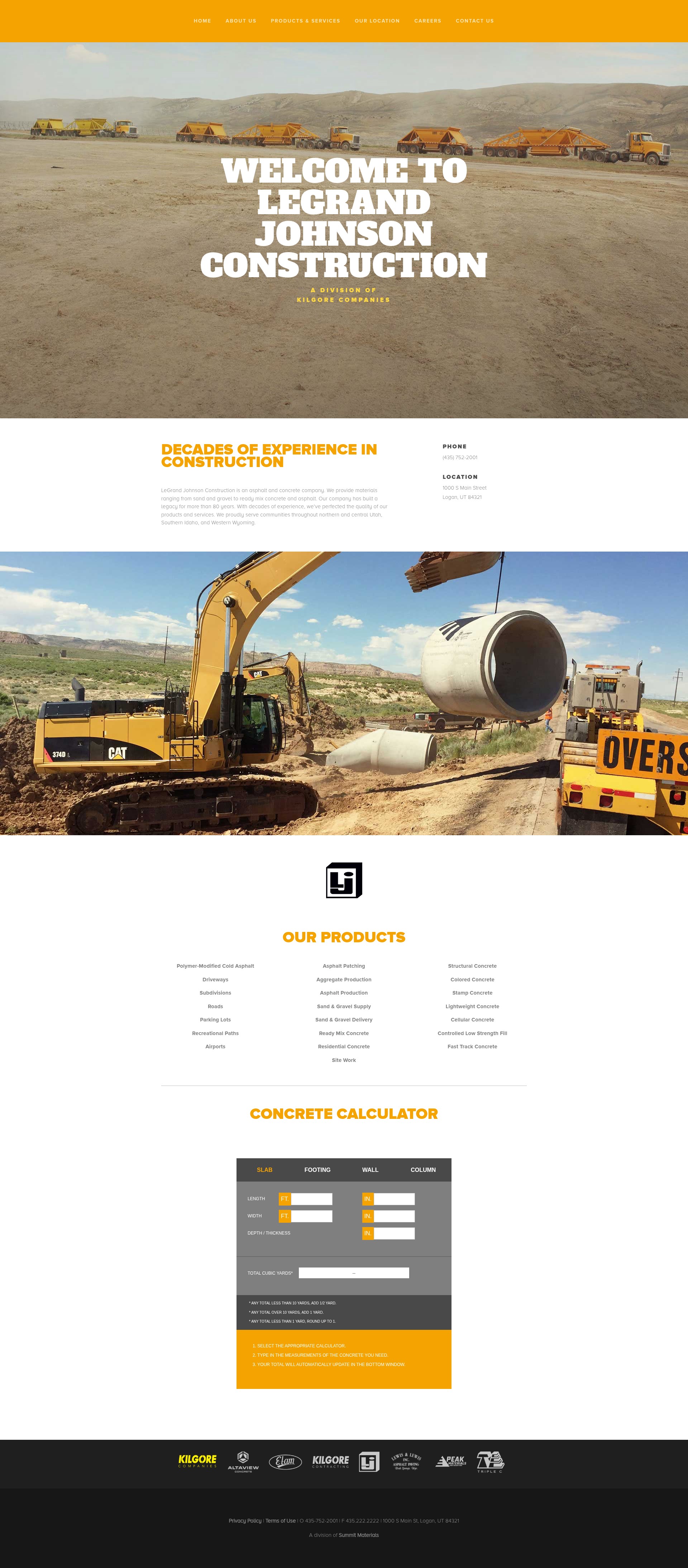 Screenshot of legrandjohnson.com