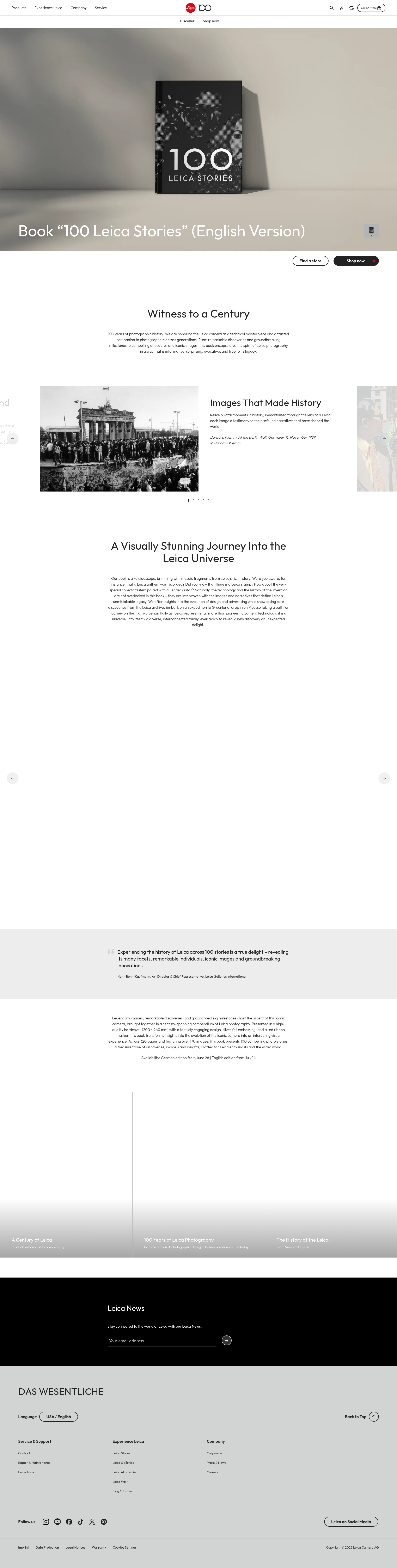 Screenshot of leica-camera.com