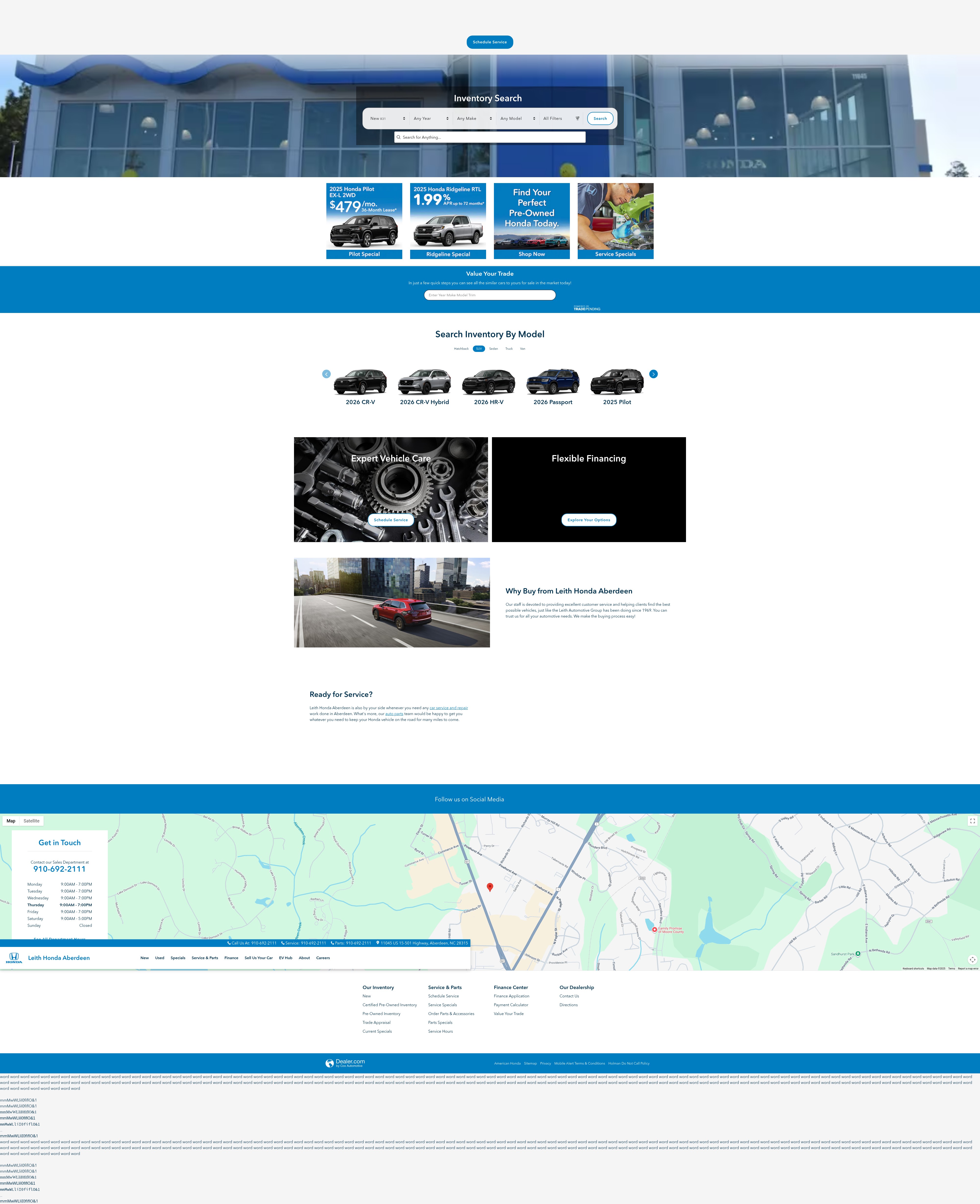 Screenshot of leithhondaaberdeen.com