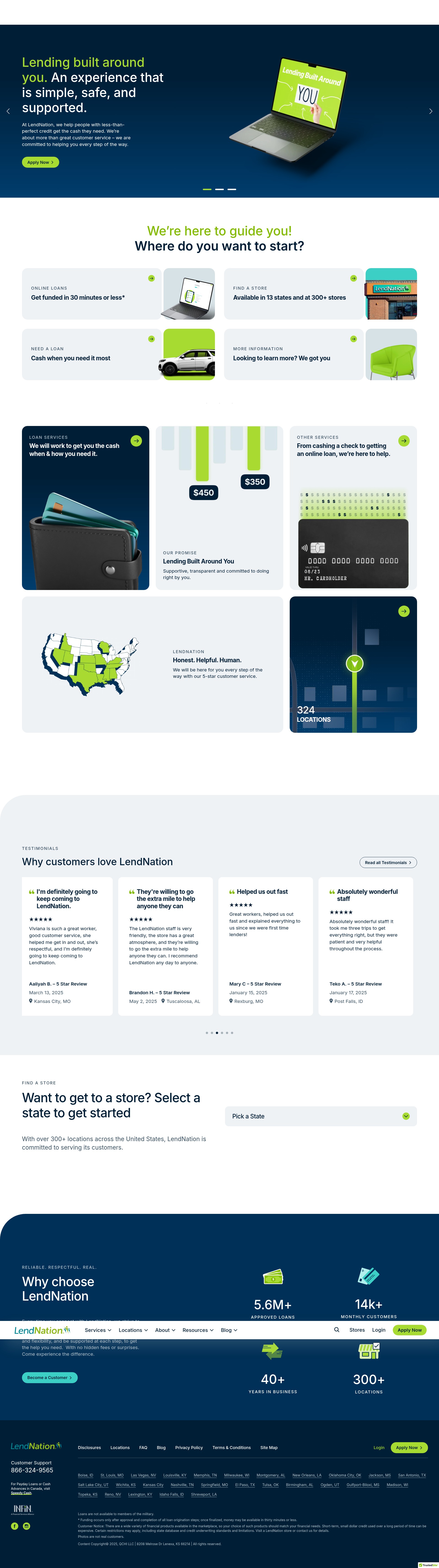 Screenshot of lendnation.com